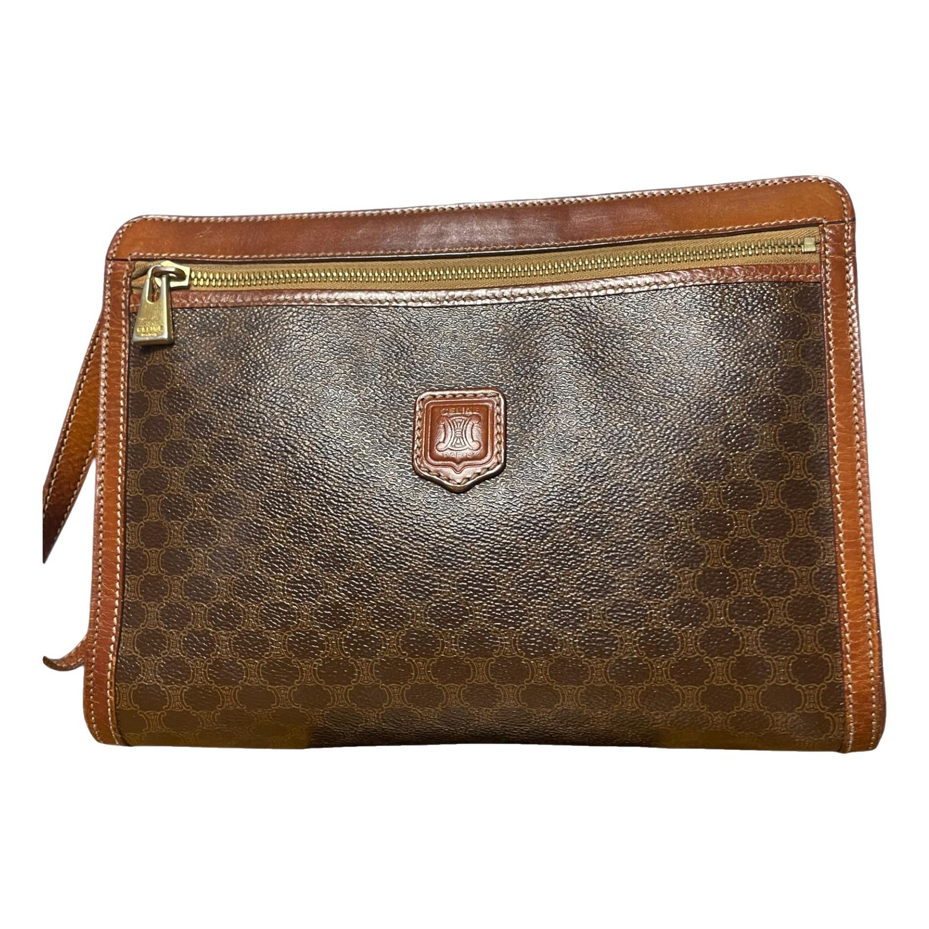Triomphe leather handbag