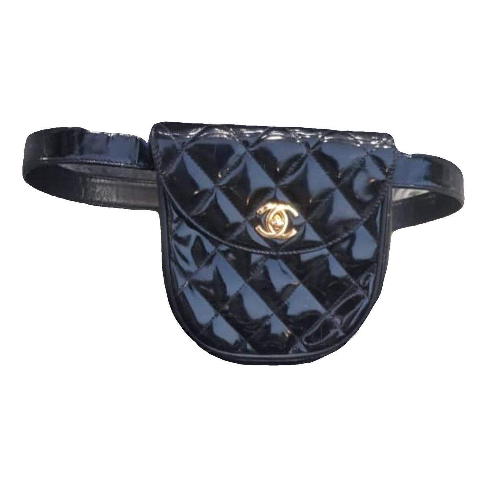Patent leather handbag