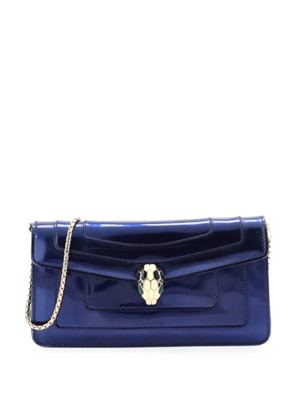 Serpenti Forever Patent Medium shoulder bag