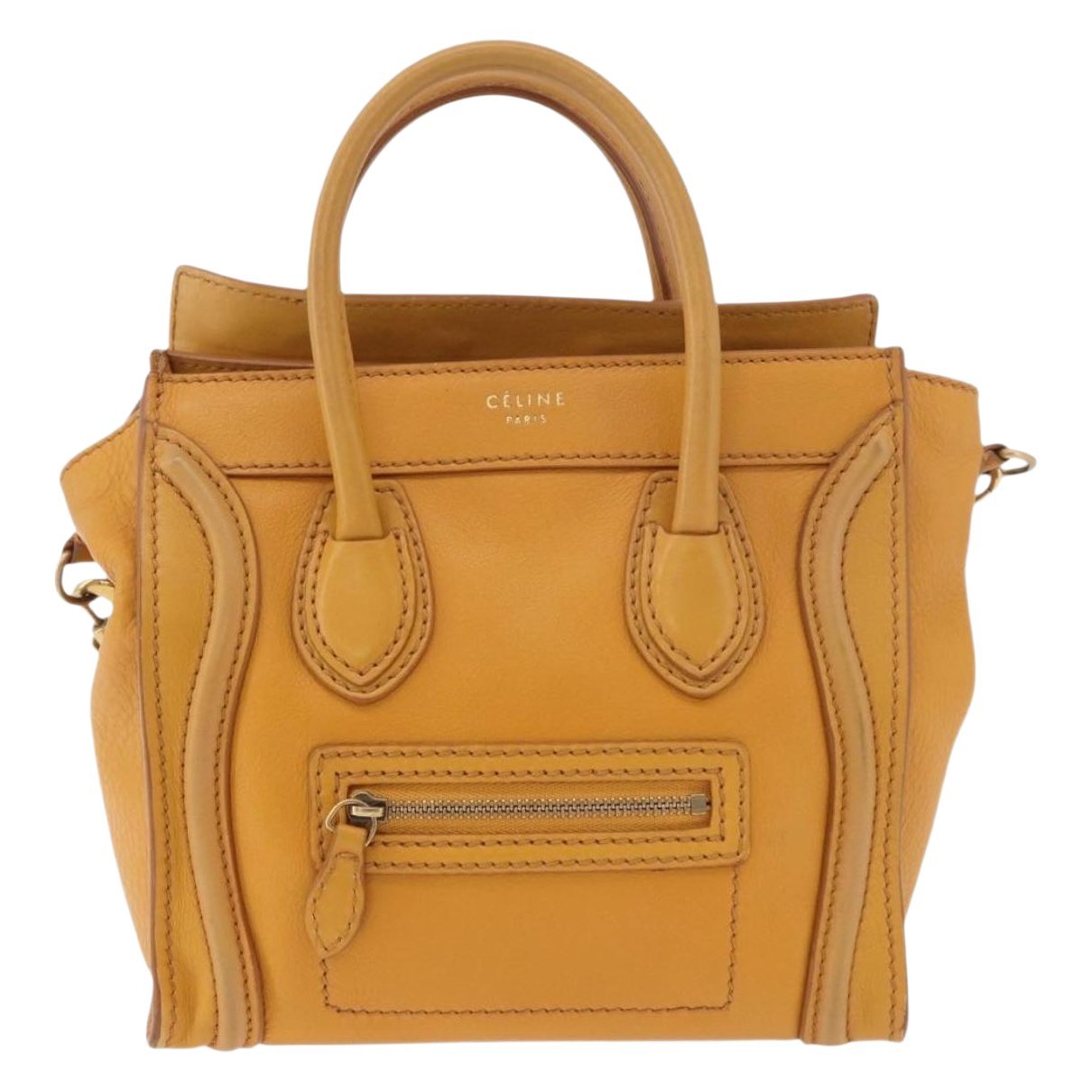 Luggage leather tote