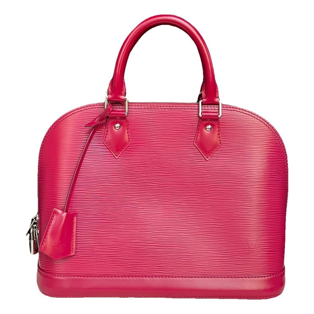 Louis Vuitton Alma leather handbag