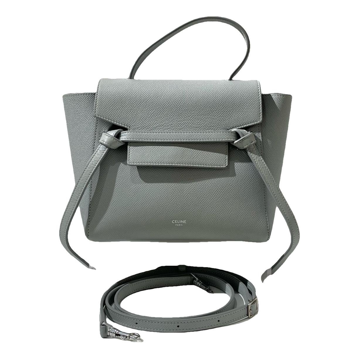 Belt leather handbag