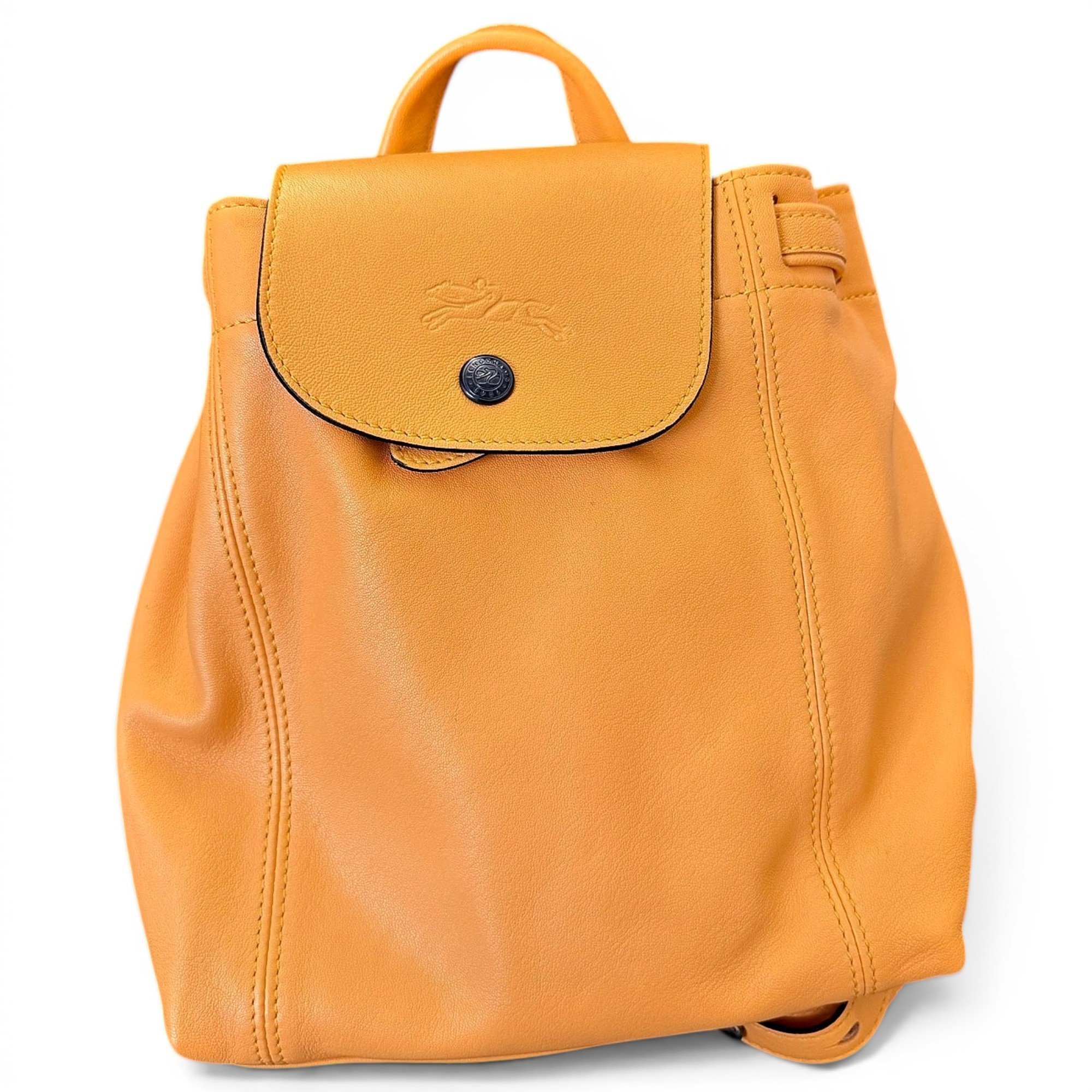 Pliage leather backpack