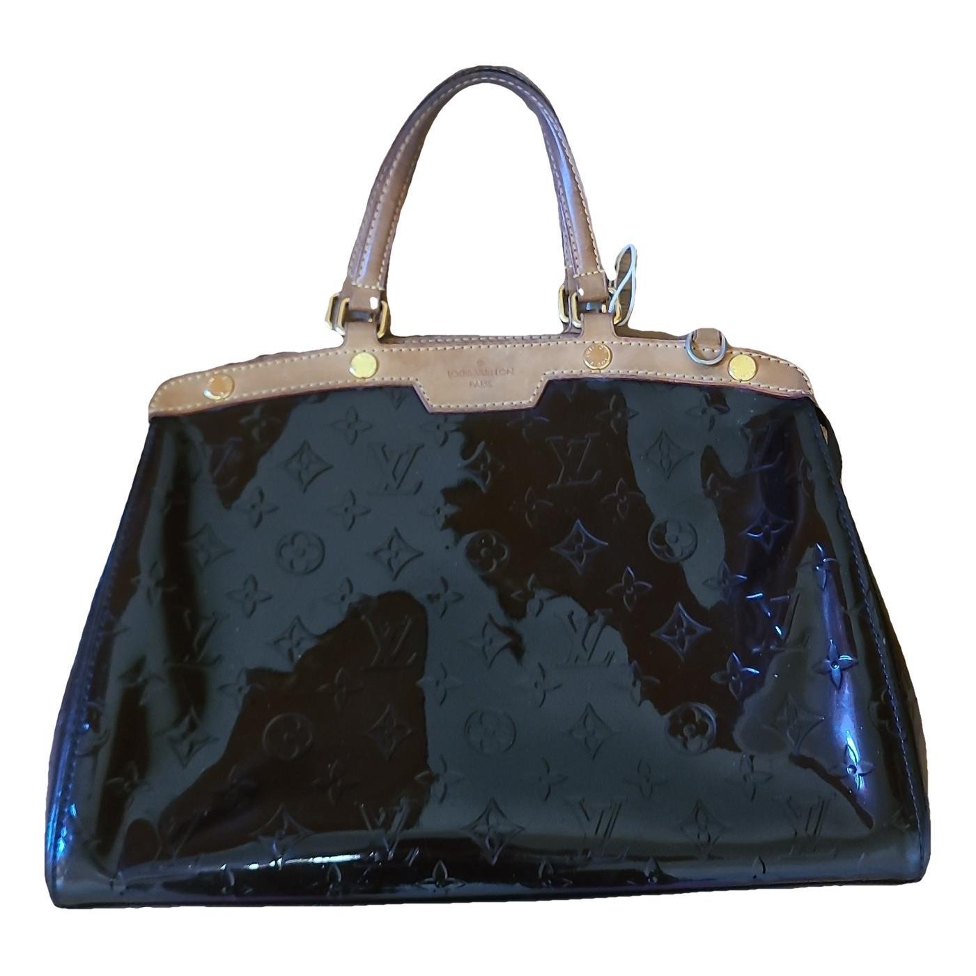Bréa patent leather handbag