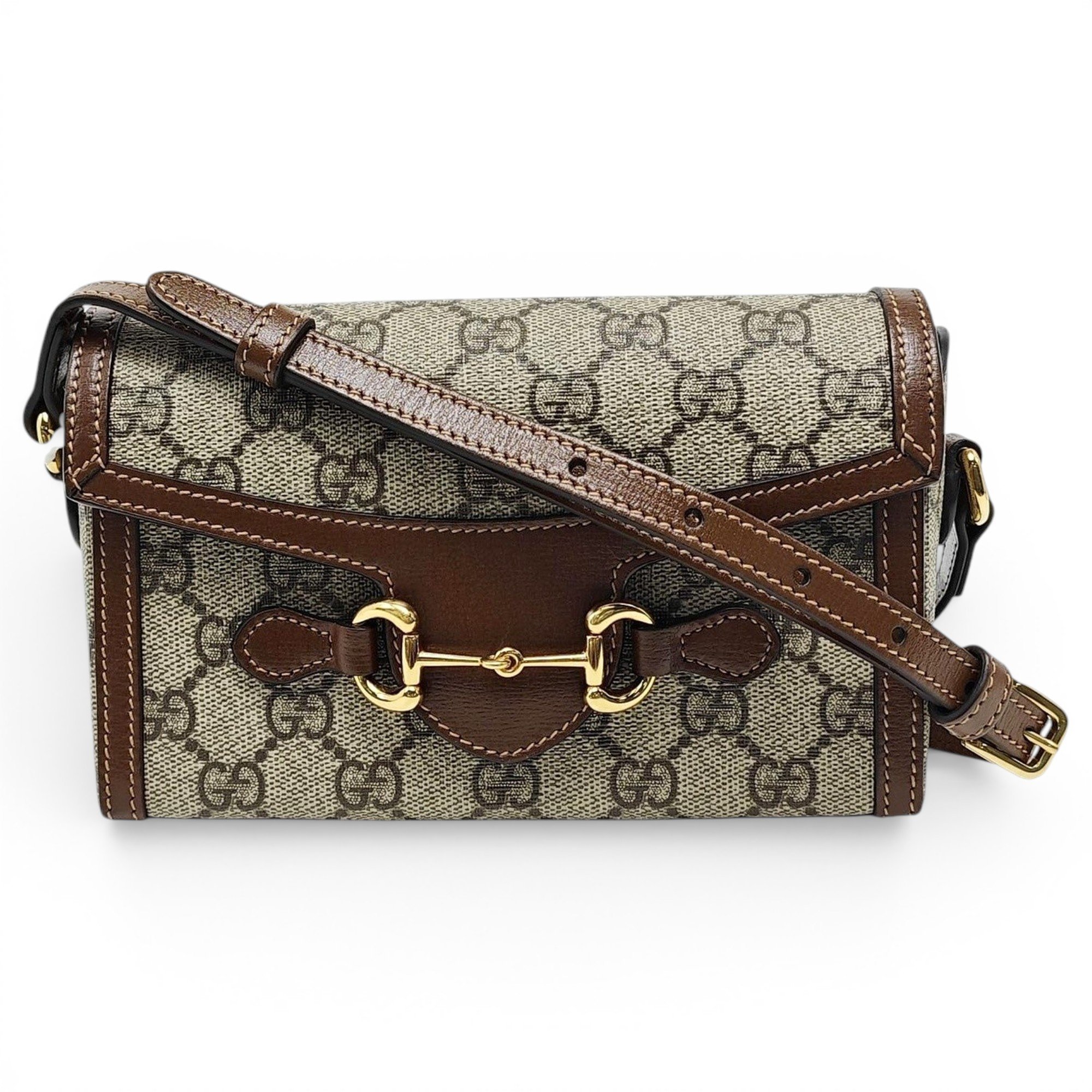 Handle Horsebit 1955 leather handbag