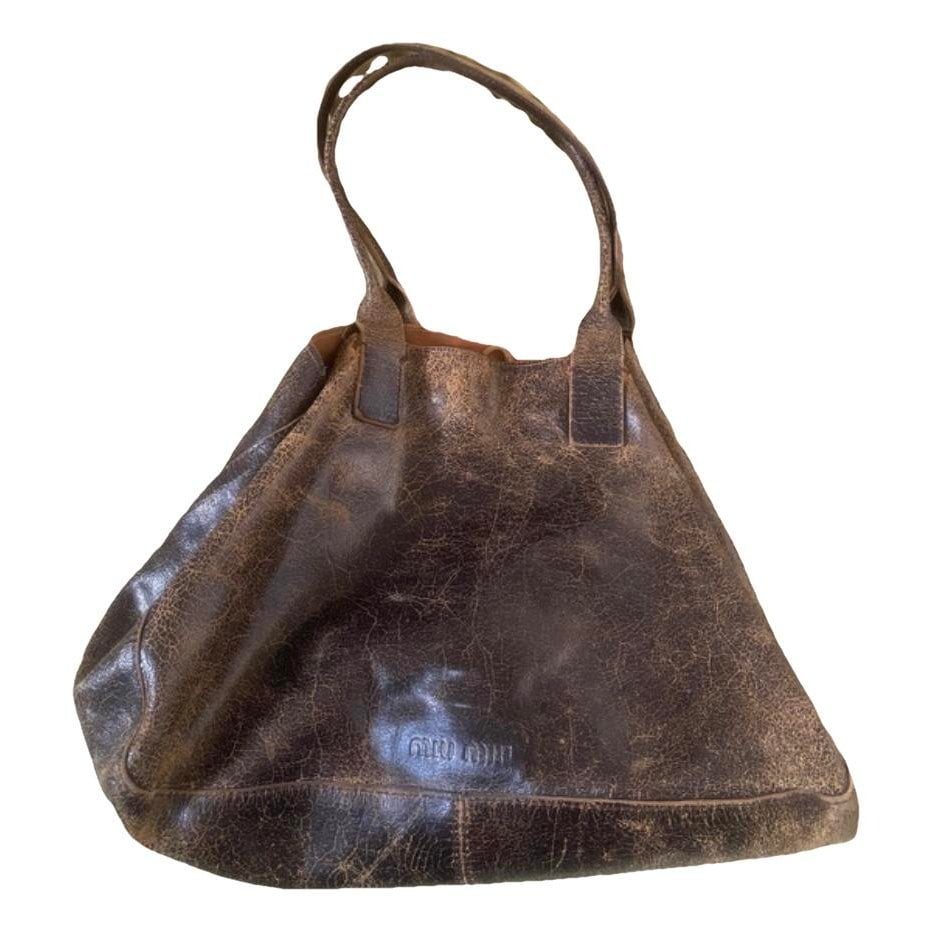 Leather handbag