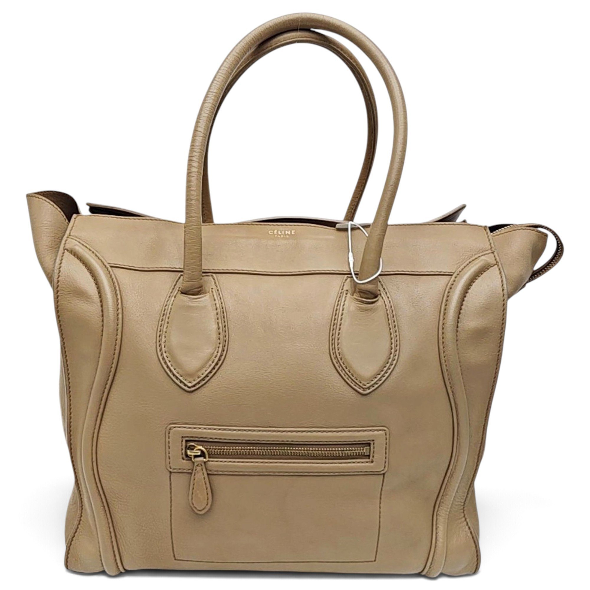 Luggage leather handbag