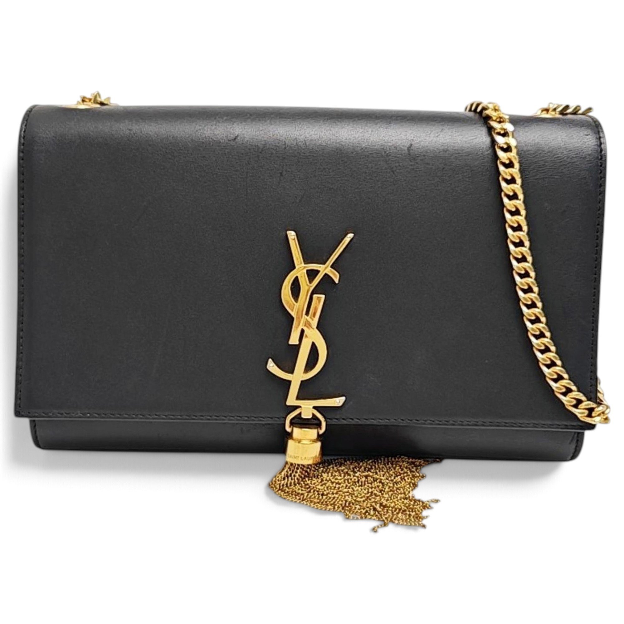 Pompom Kate leather crossbody bag