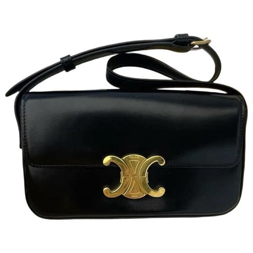 Triomphe leather handbag