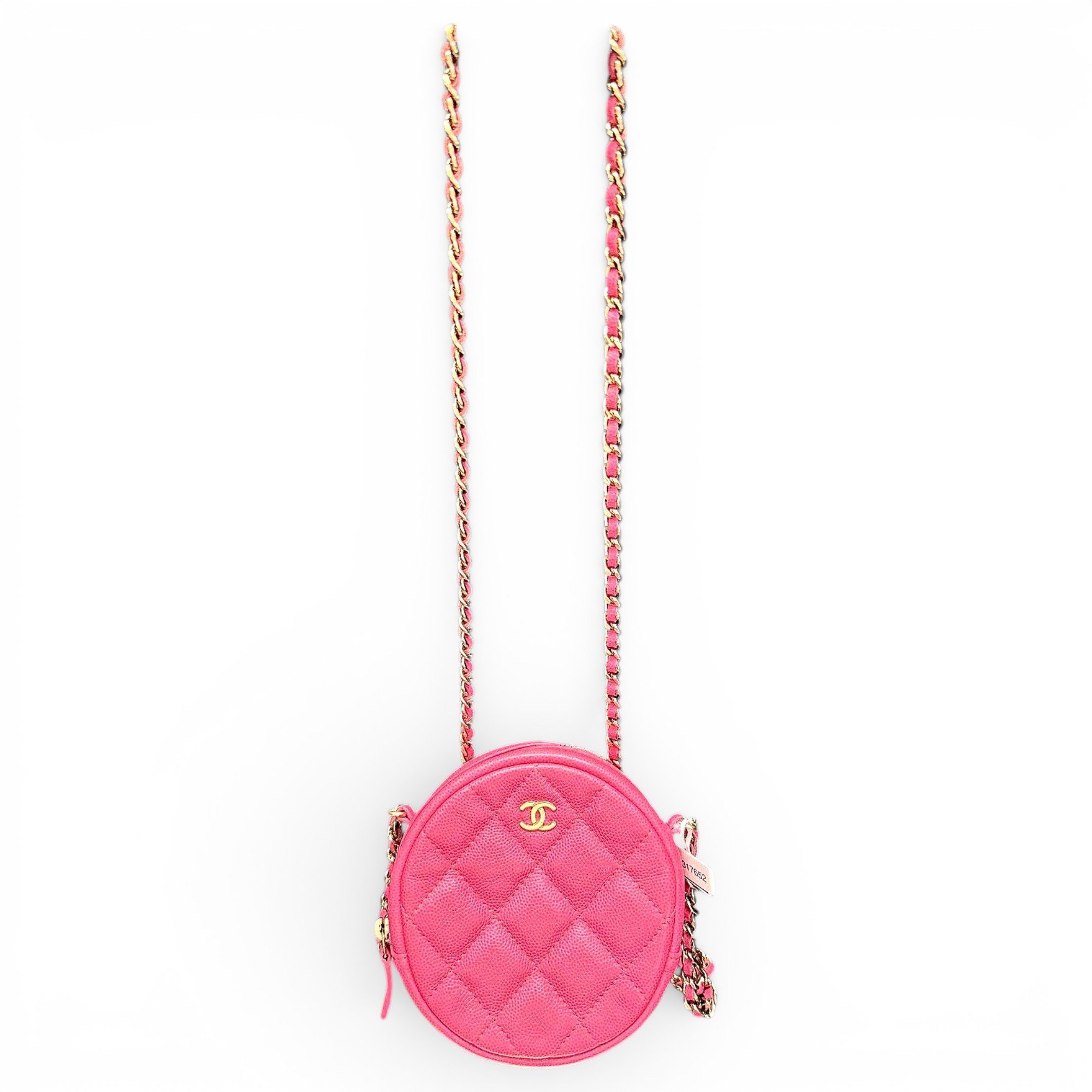 Vanity leather handbag