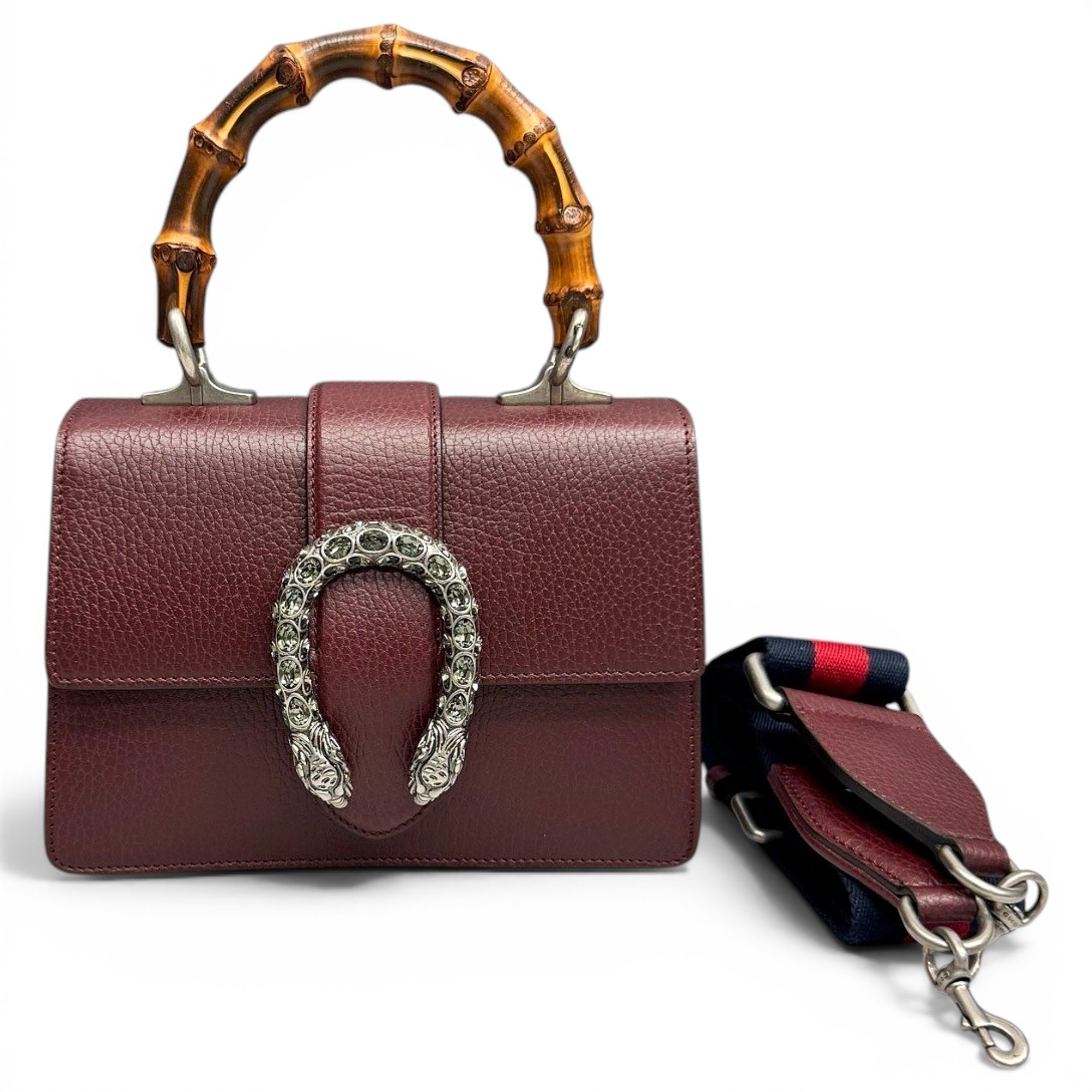 Dionysus Bamboo leather handbag