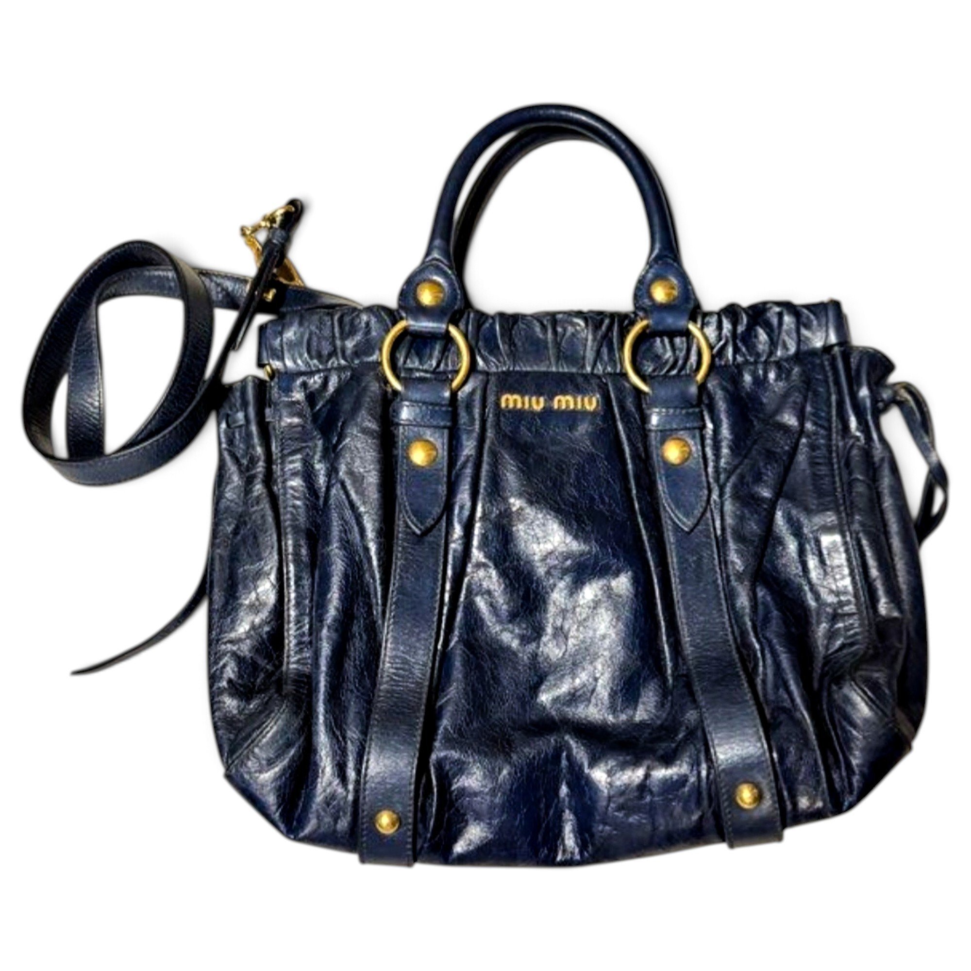 Vitello leather handbag