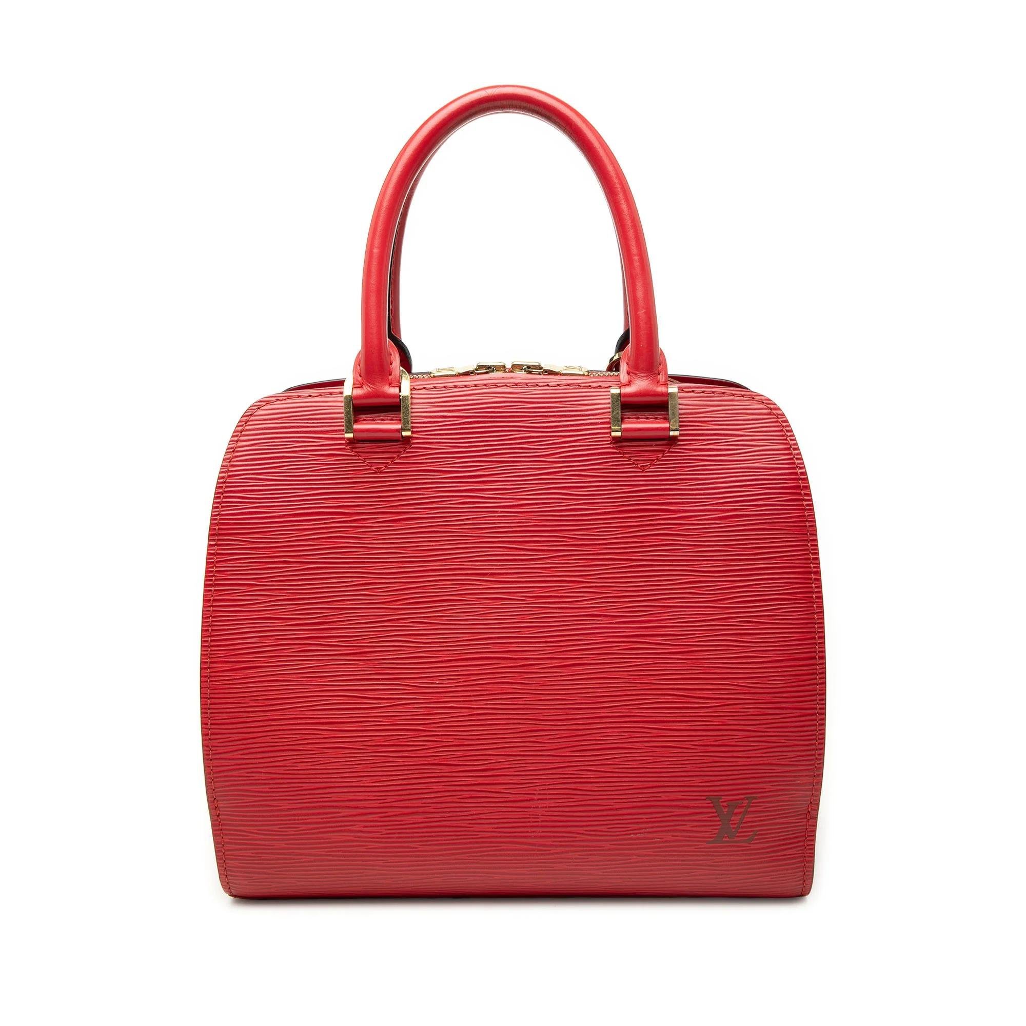 Sablon leather handbag