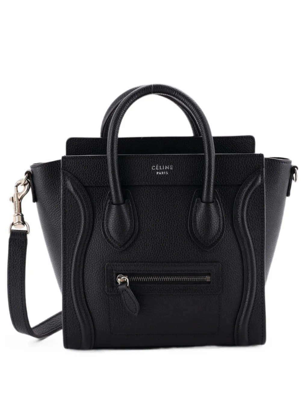 Luggage Bag Grainy Leather Nano crossbody bag