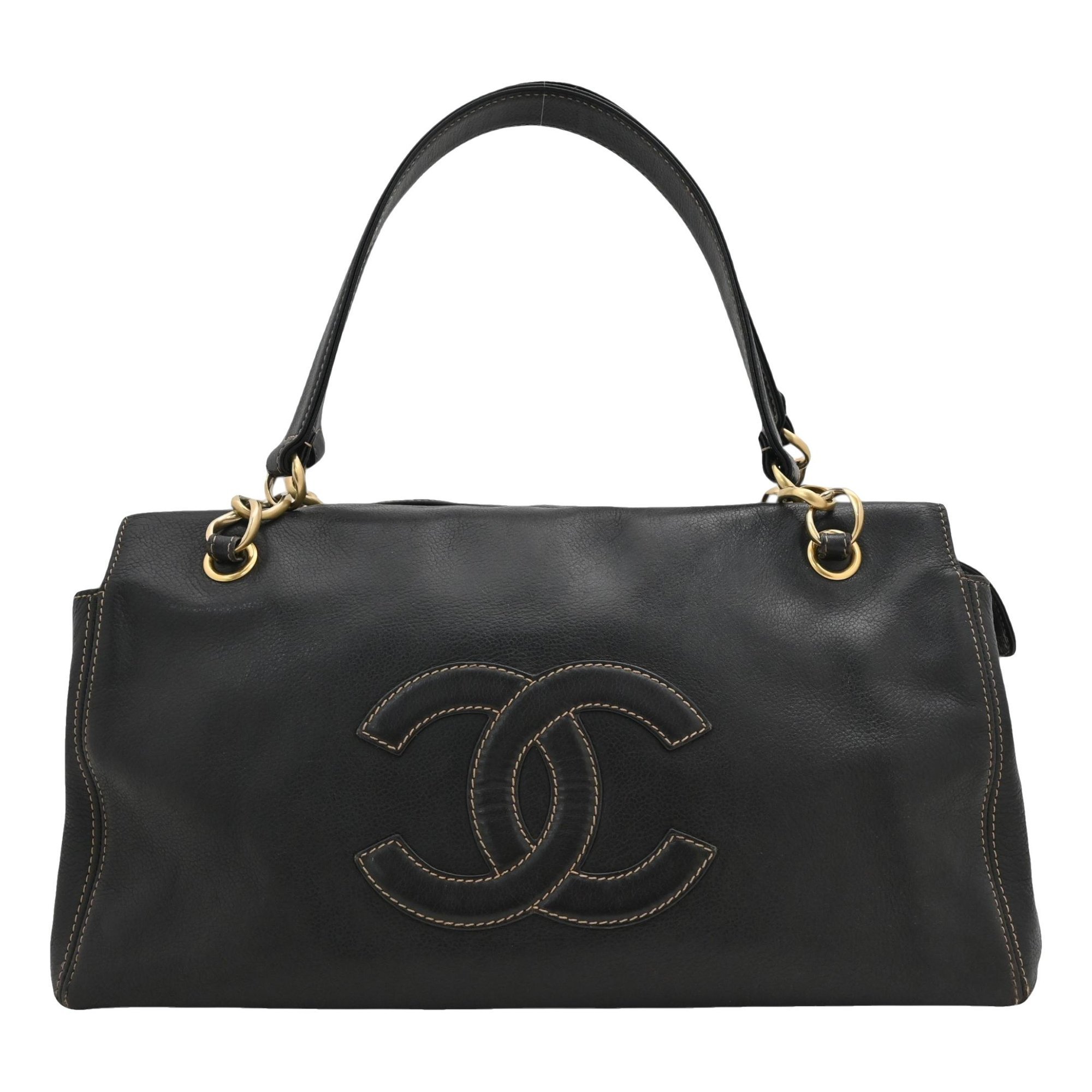 Leather handbag