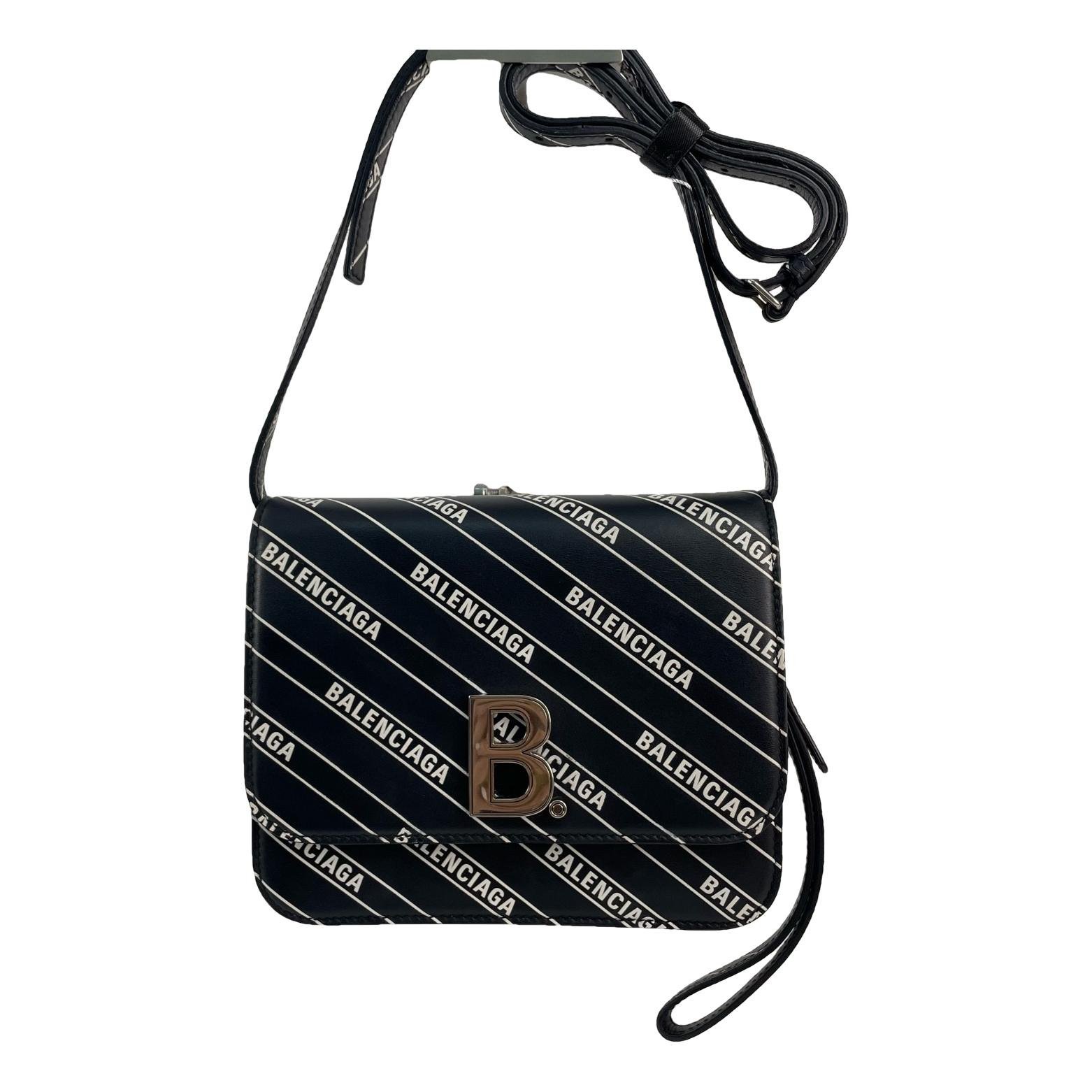 B leather handbag