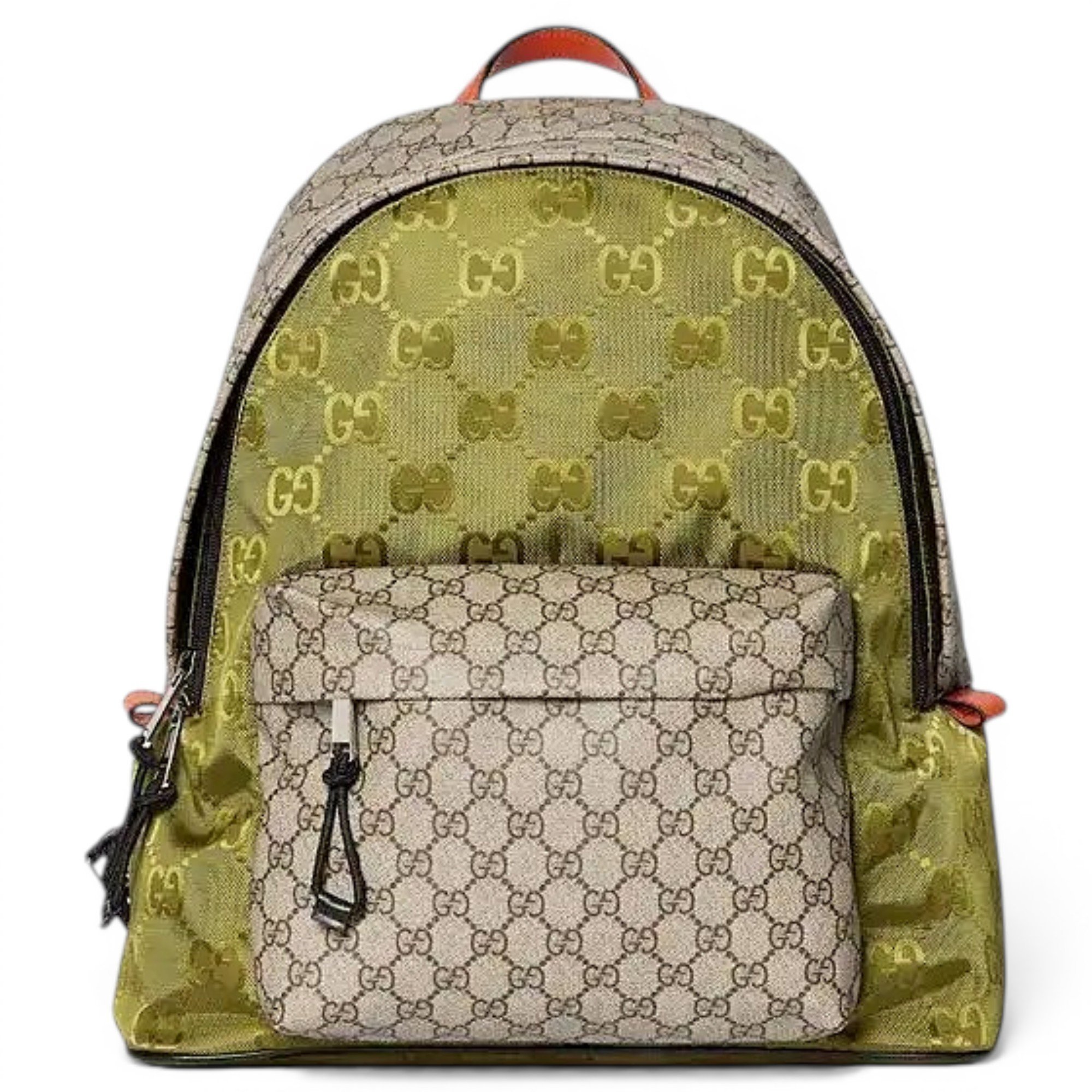 Patent leather backpack