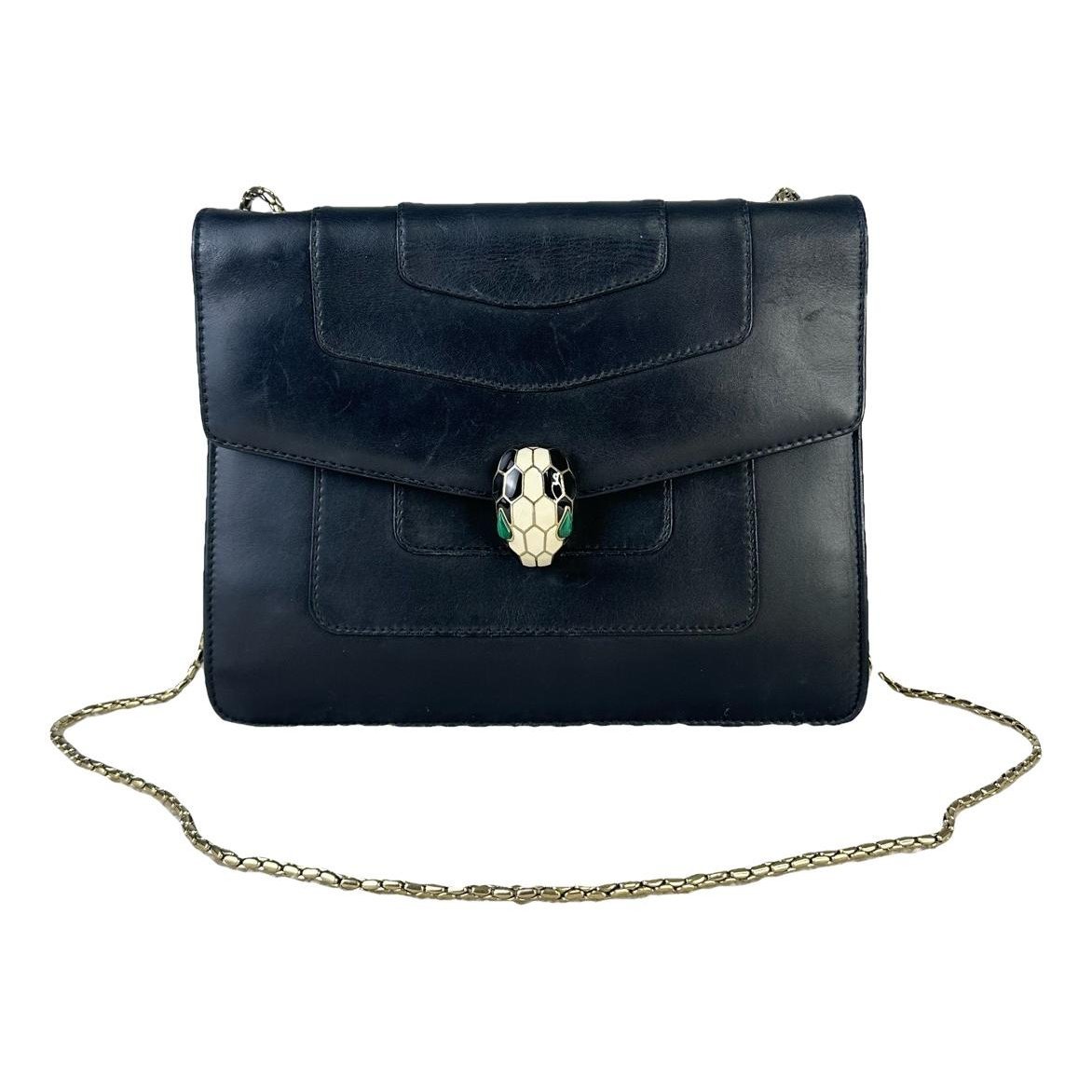 Serpenti leather handbag