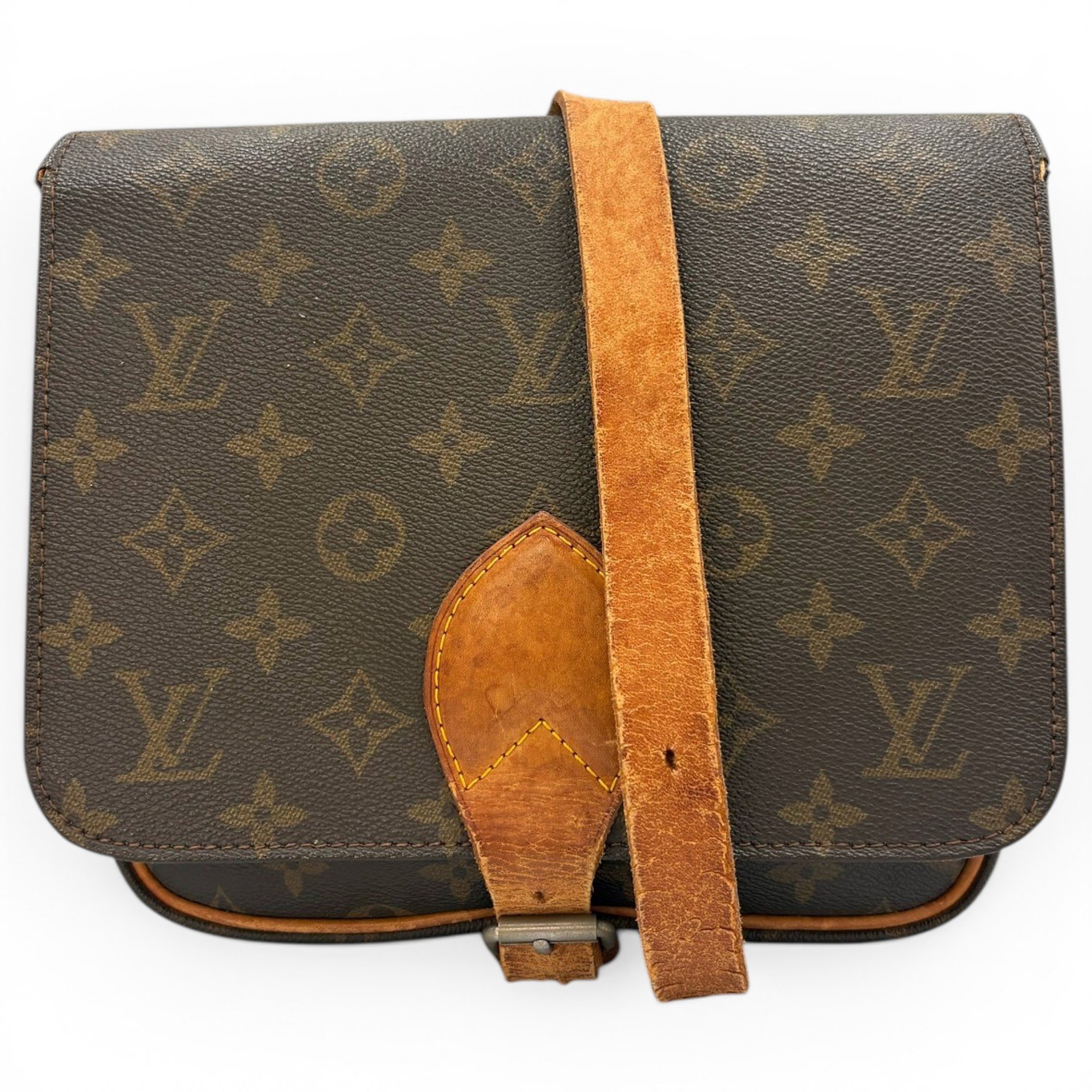 Louis Vuitton Cartouchière leather crossbody bag