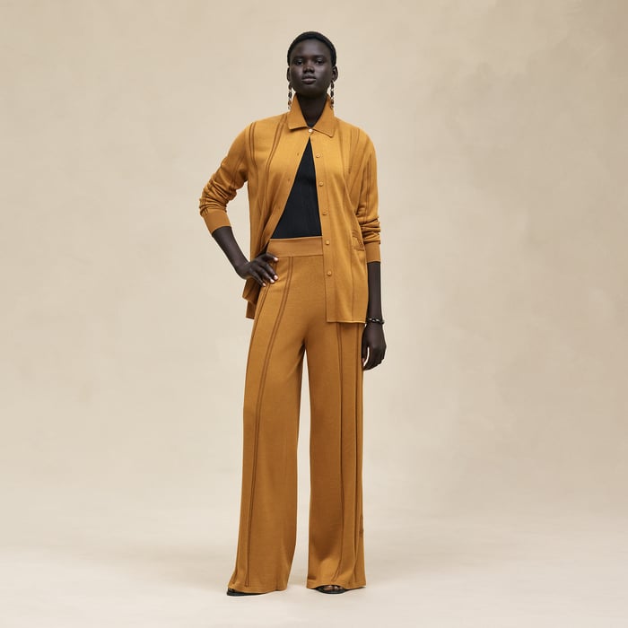 Marron Ocre "Etriers Remix" Loose Fit Pants