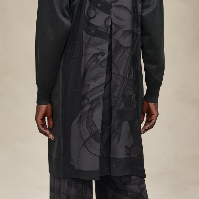 Noir Long Cardigan