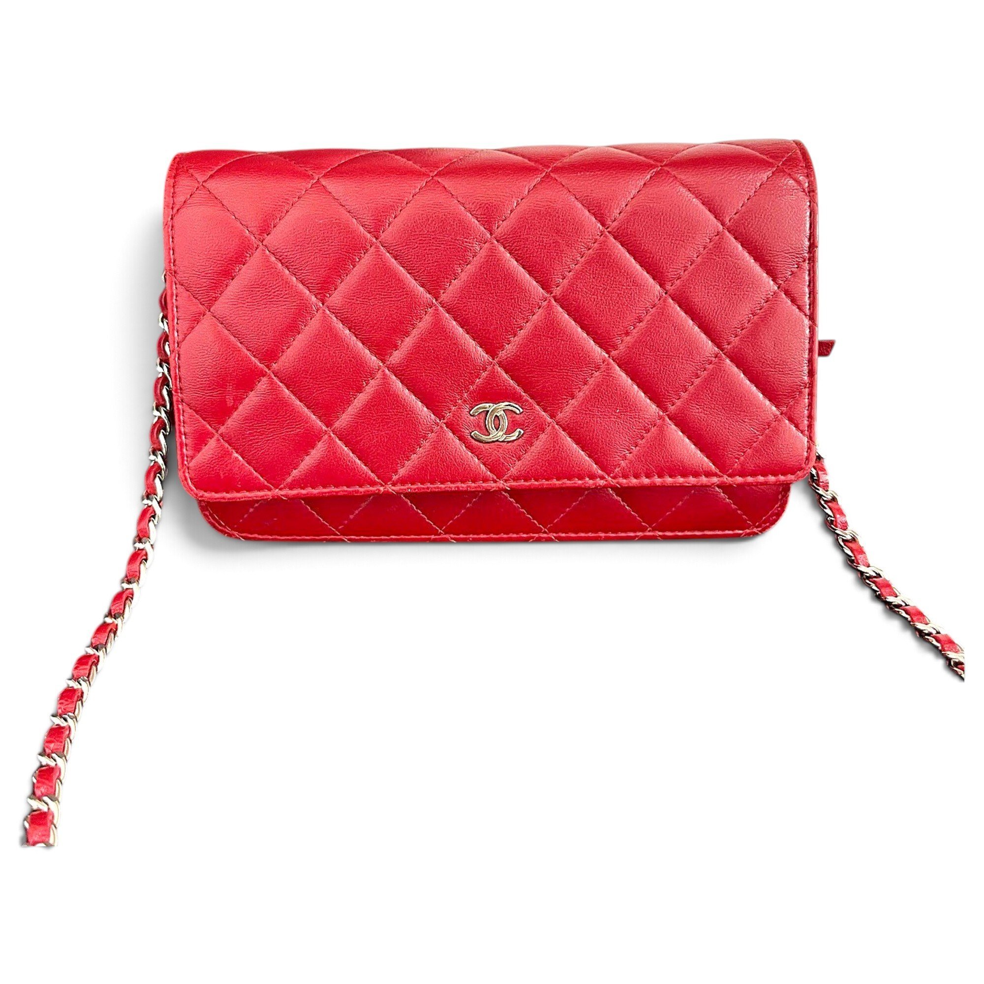 Wallet On Chain Timeless/Classique leather crossbody bag
