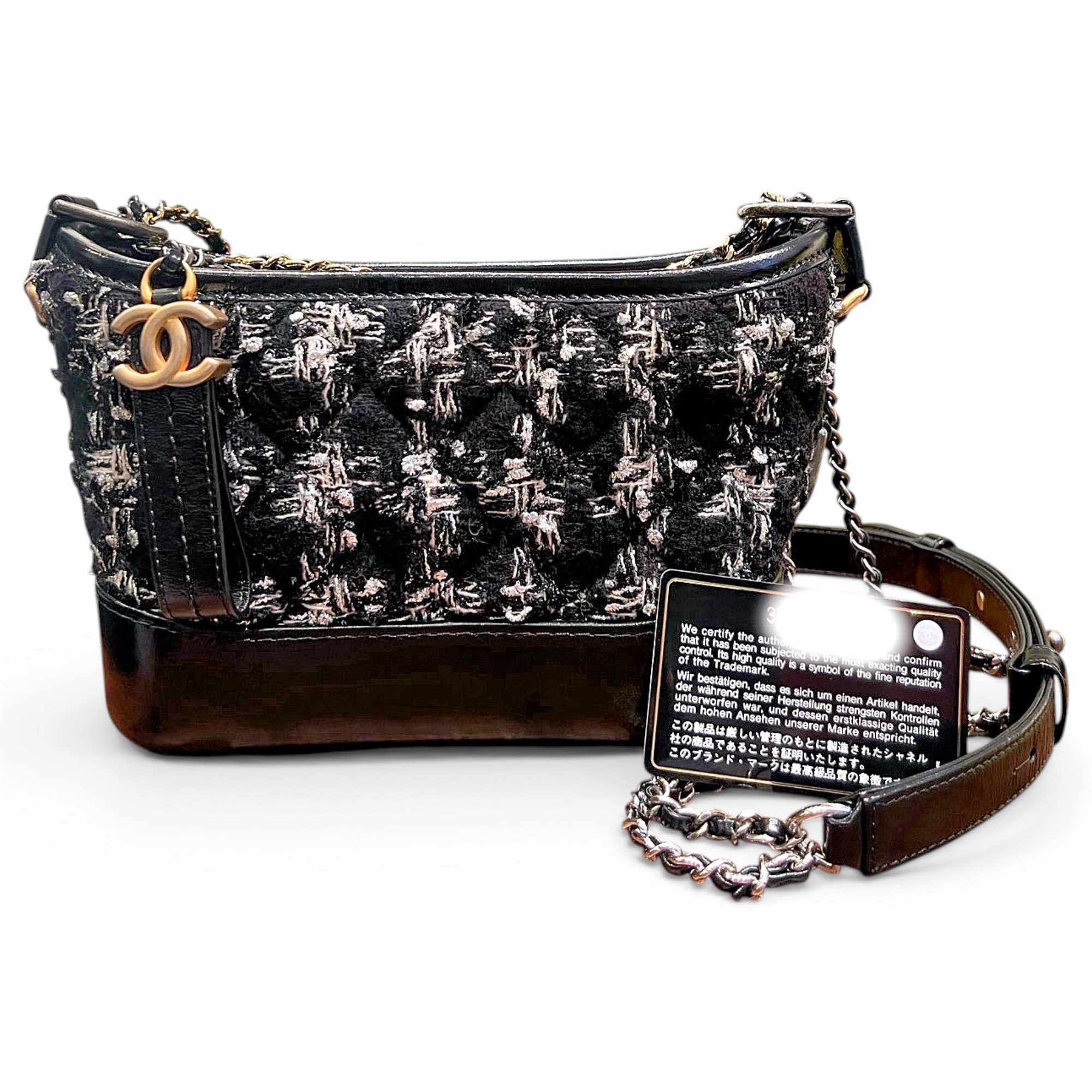 Gabrielle tweed crossbody bag