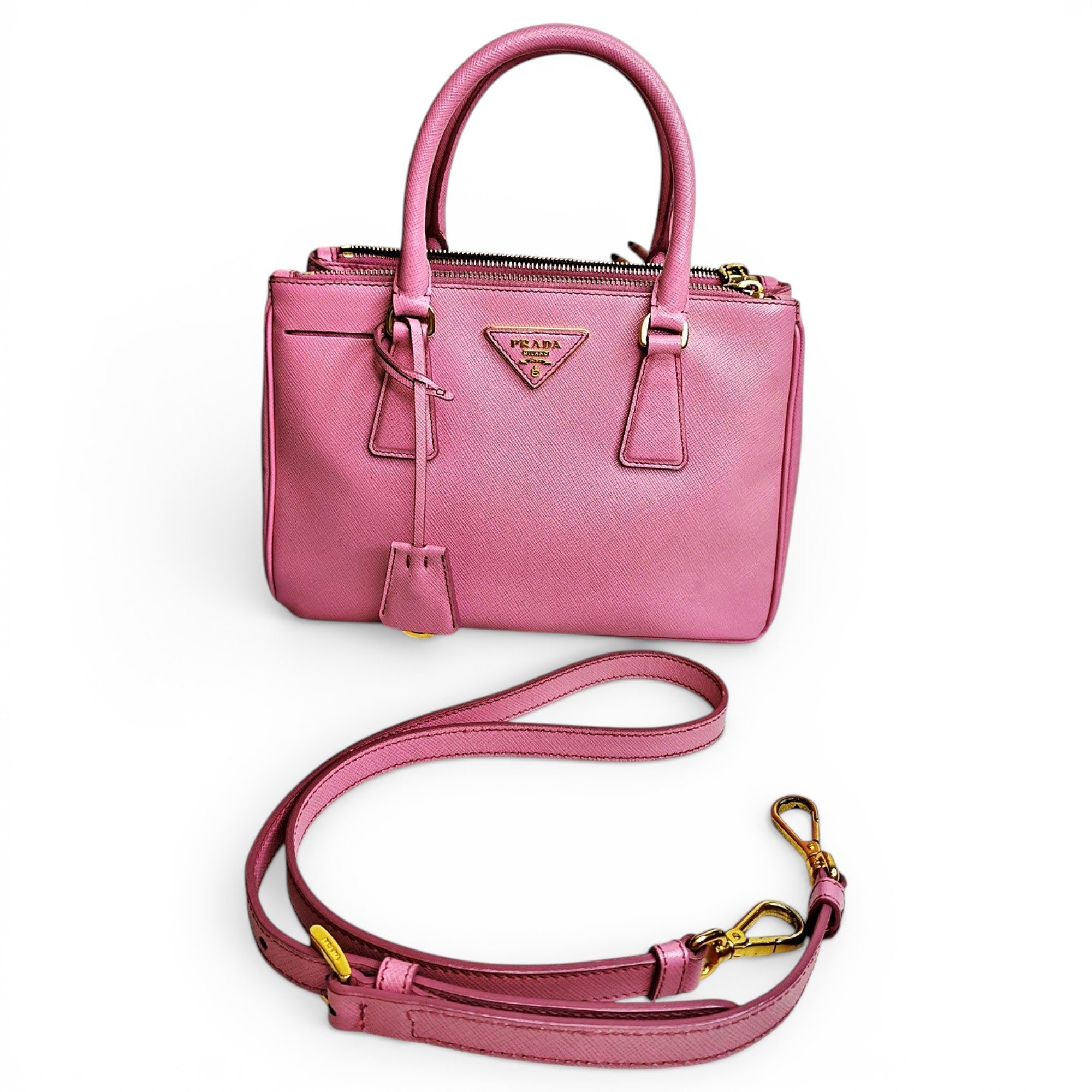 Galleria leather handbag