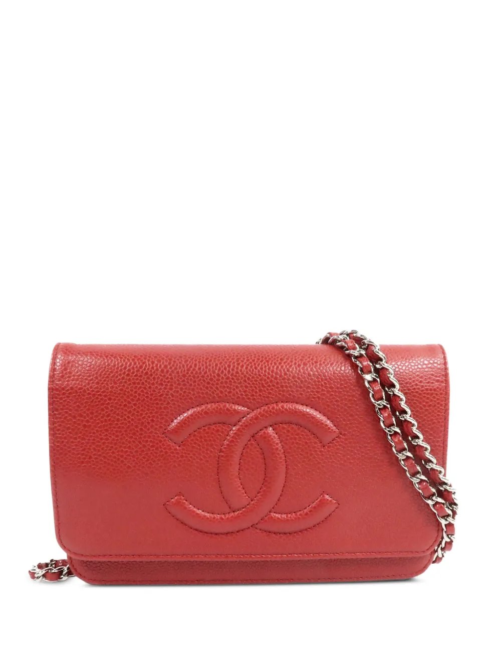 CC turn-lock shoulder bag