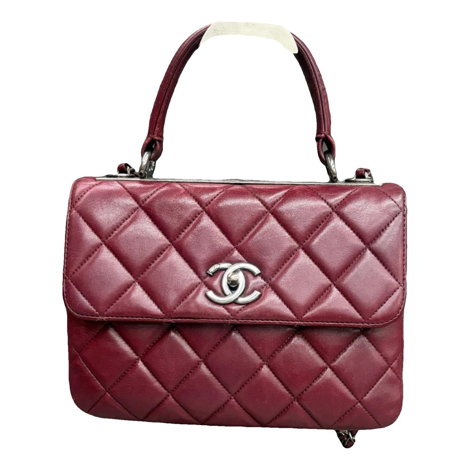 Trendy CC Flap leather handbag