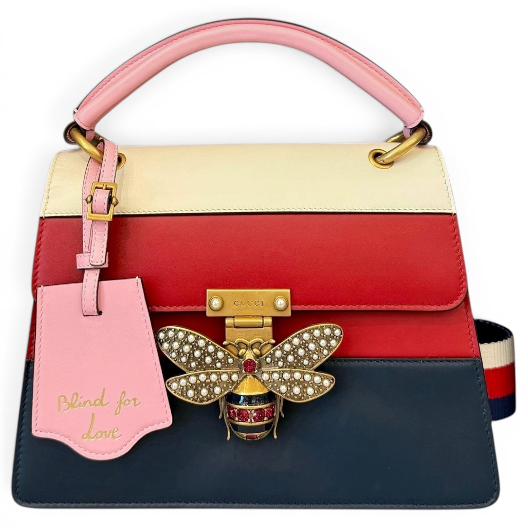 Queen Margaret pony-style calfskin handbag