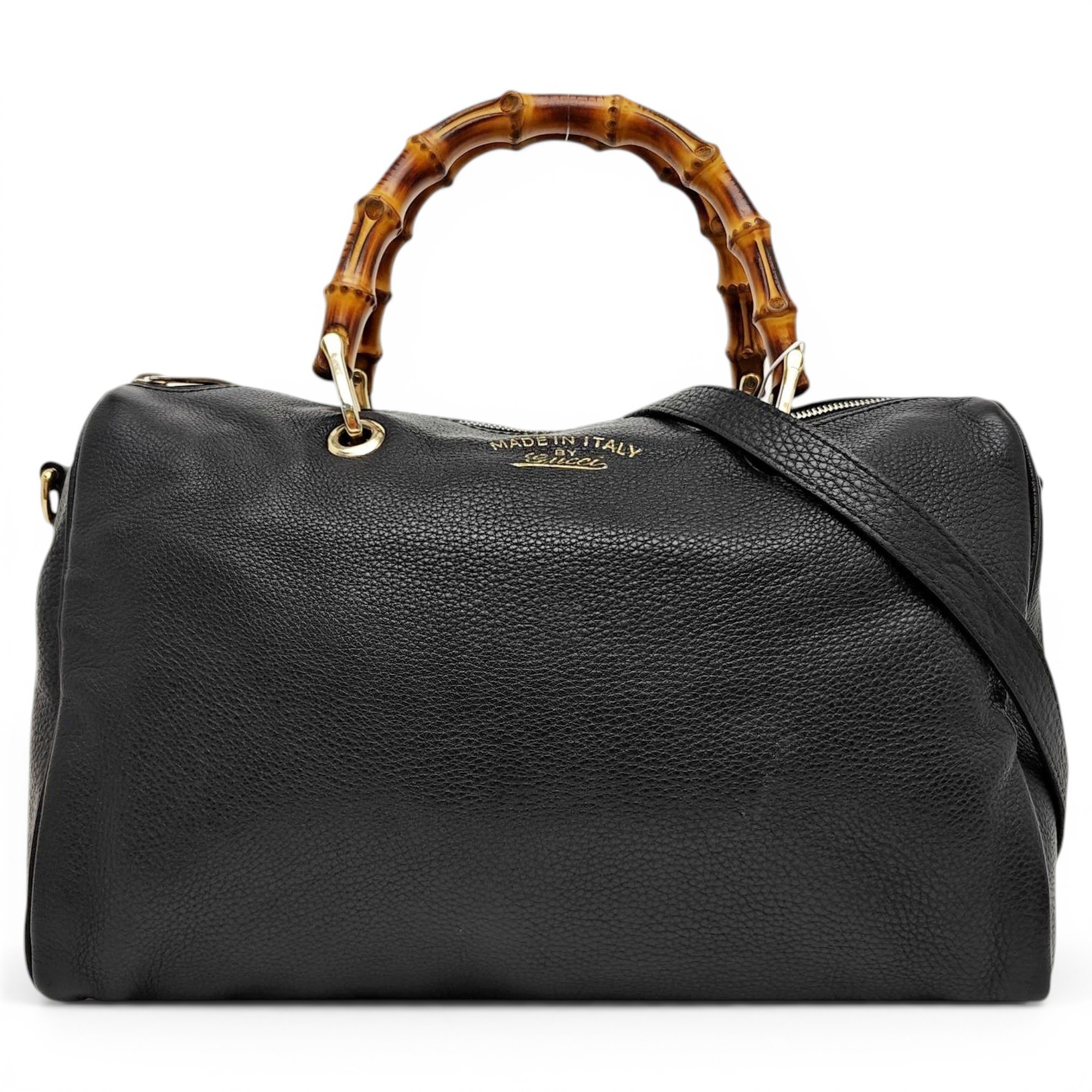 Bamboo Shopper leather tote
