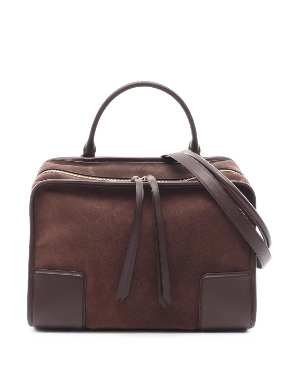 Amazona 180 suede handbag