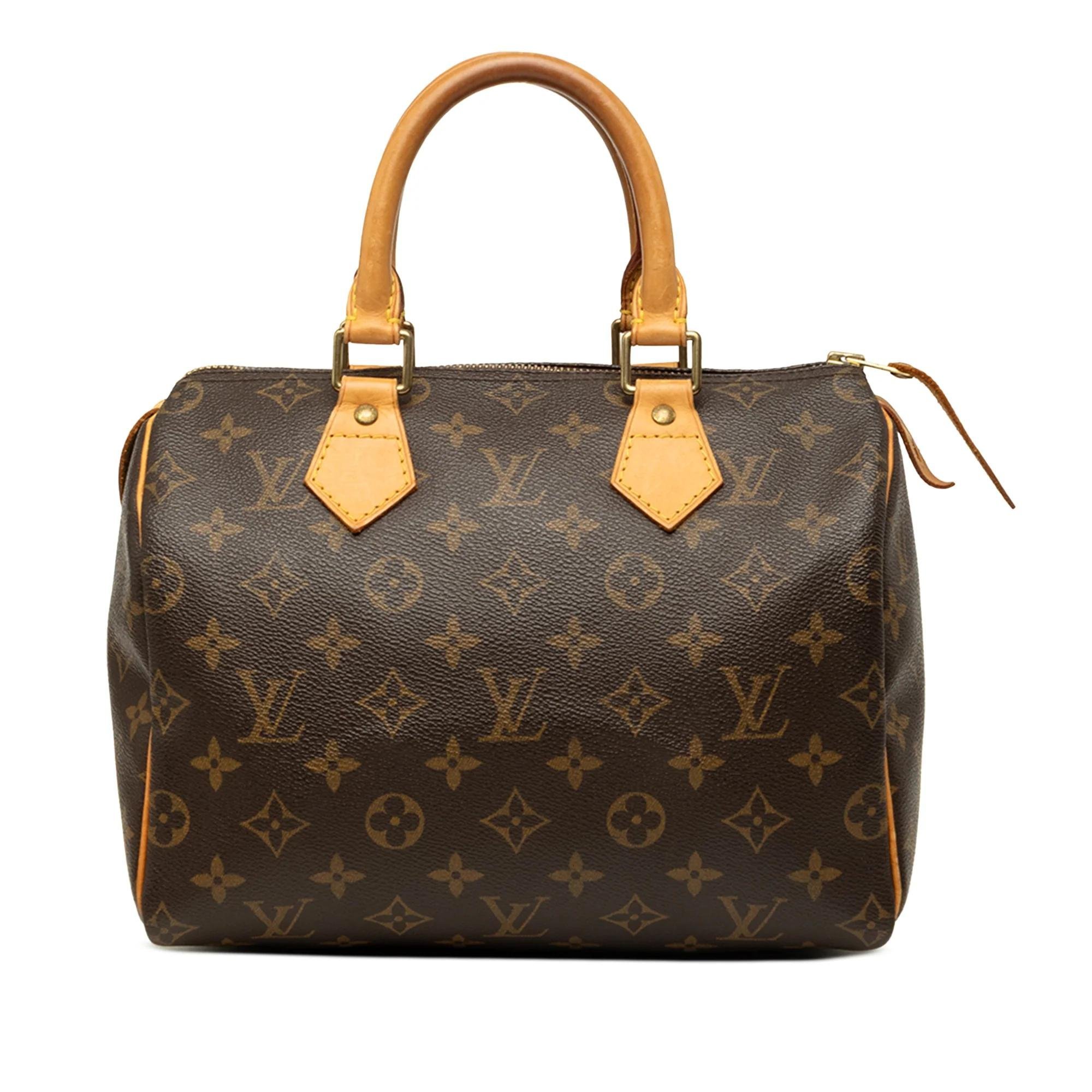 Speedy leather handbag