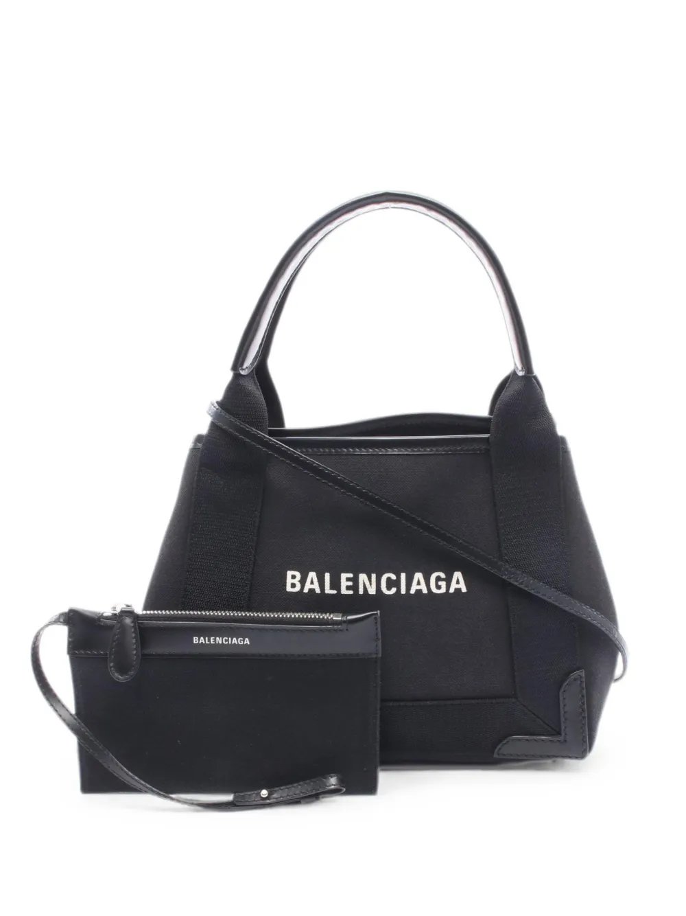 extra small Navy Cabas tote bag
