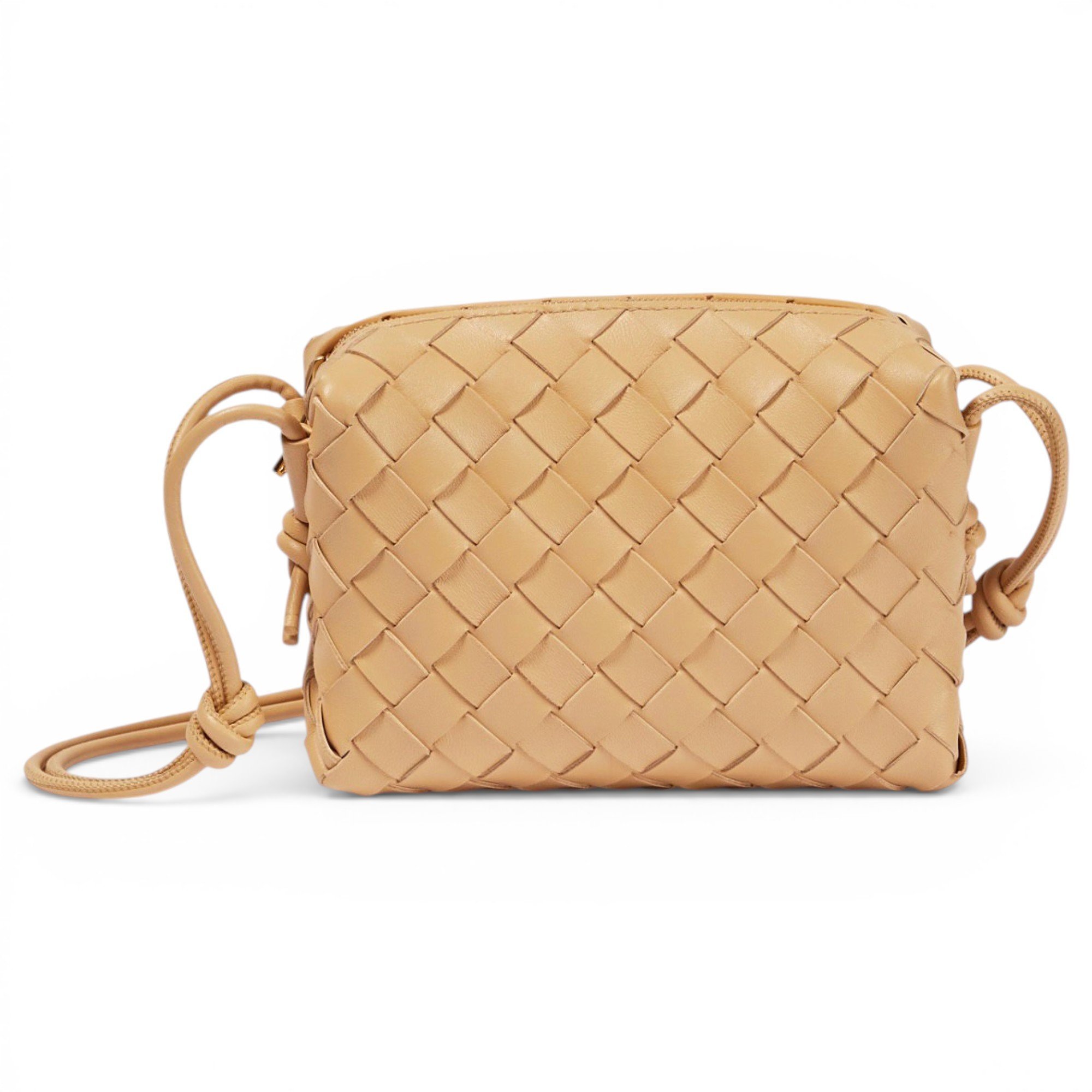 Loop leather handbag