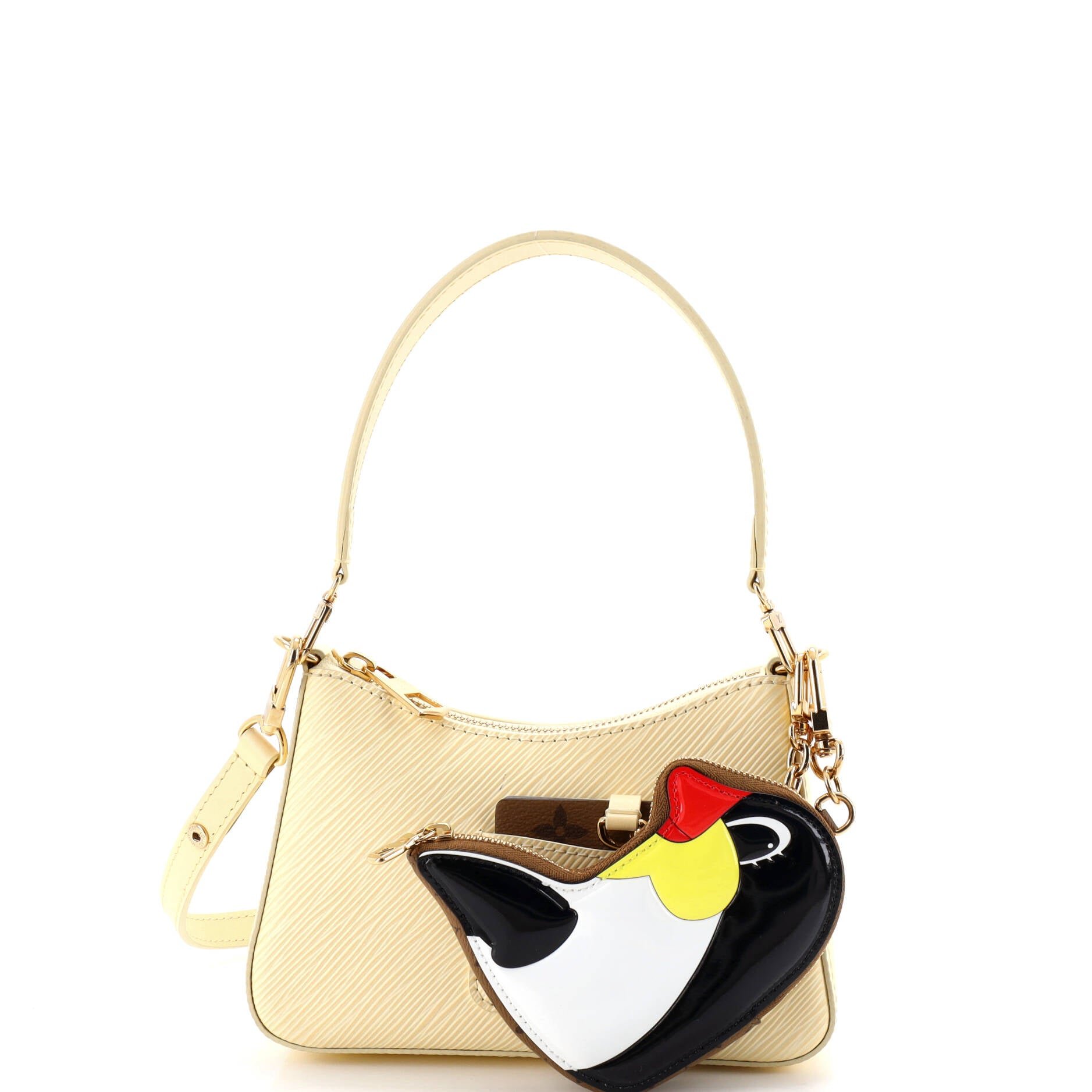 Louis Vuitton Marellini Penguin Handbag Epi Leather