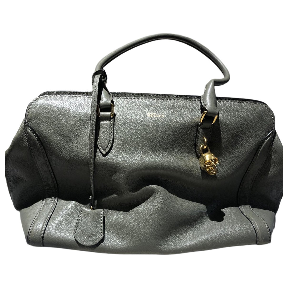 Leather tote