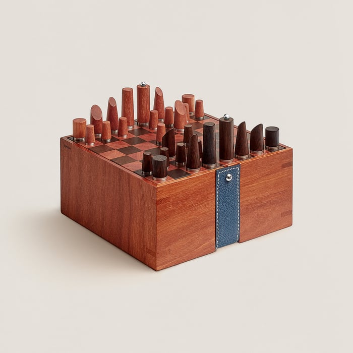 Bleu De Malte Samarcande Mini Chess Set