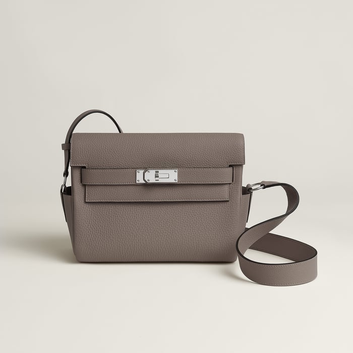 Gris Étain Kelly Messenger Bag