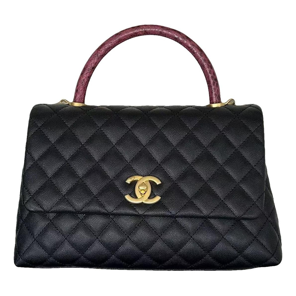 Coco Handle leather handbag