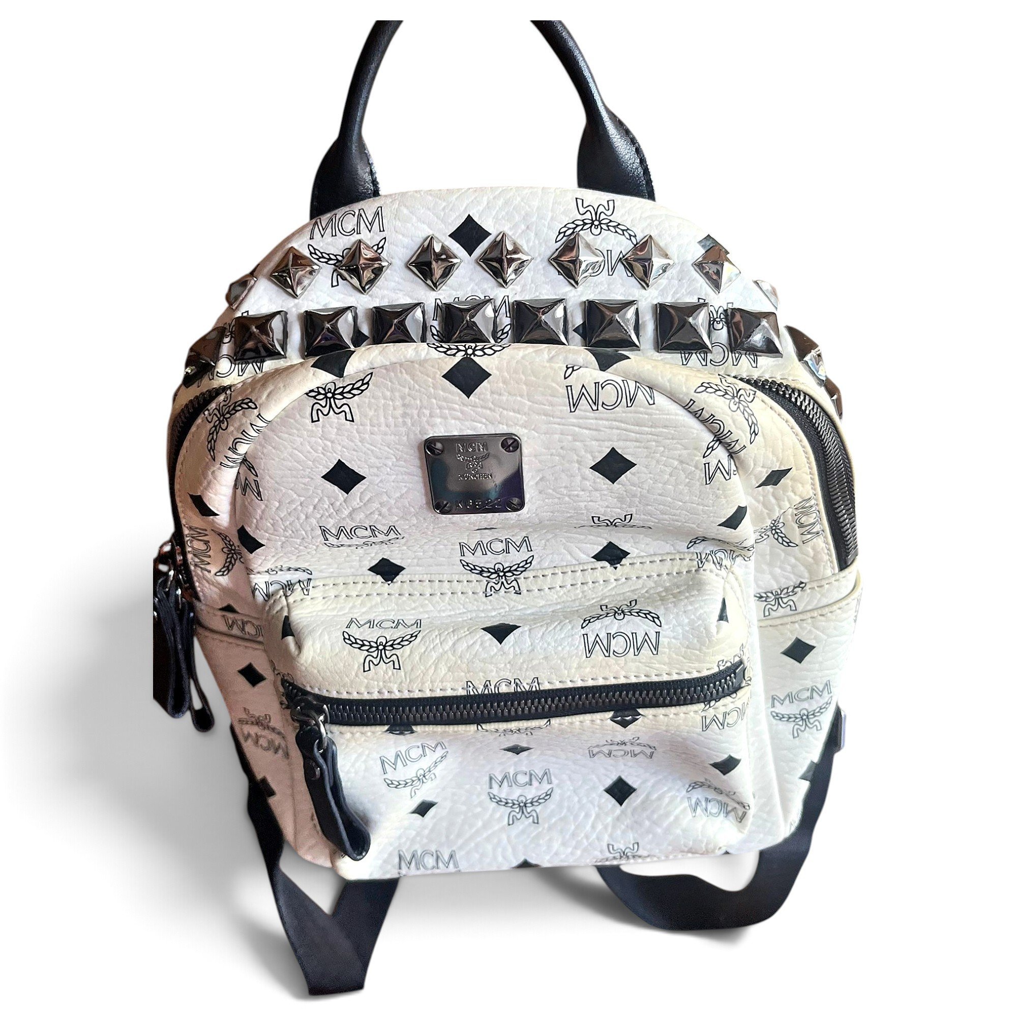 Leather backpack