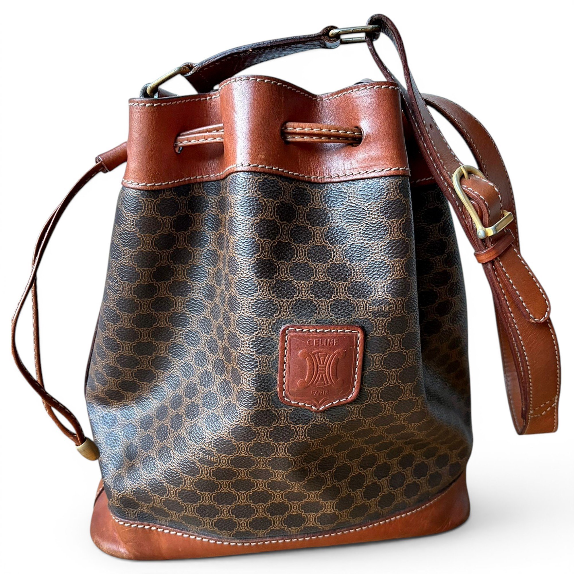 SAC SEAU leather handbag