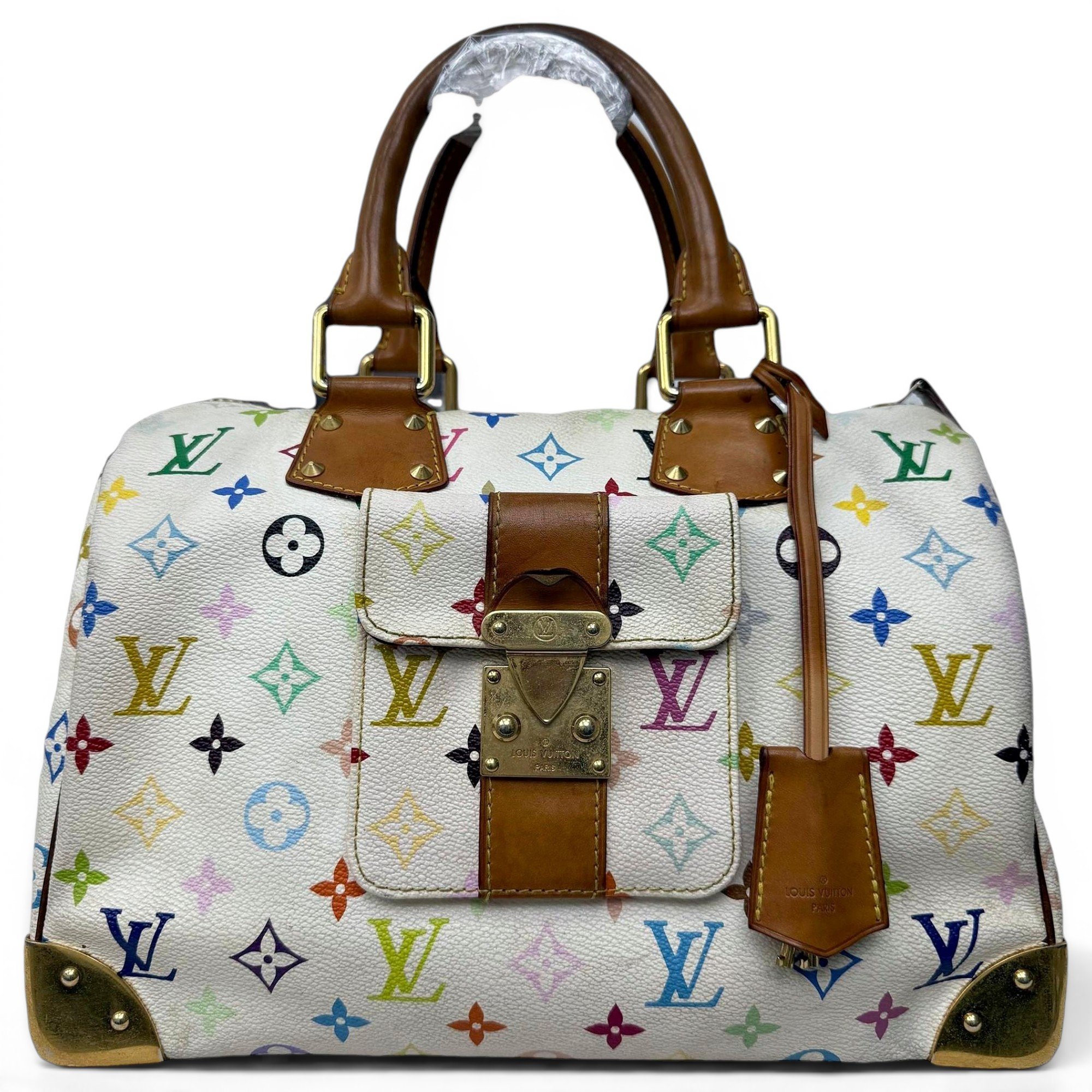 Speedy leather handbag