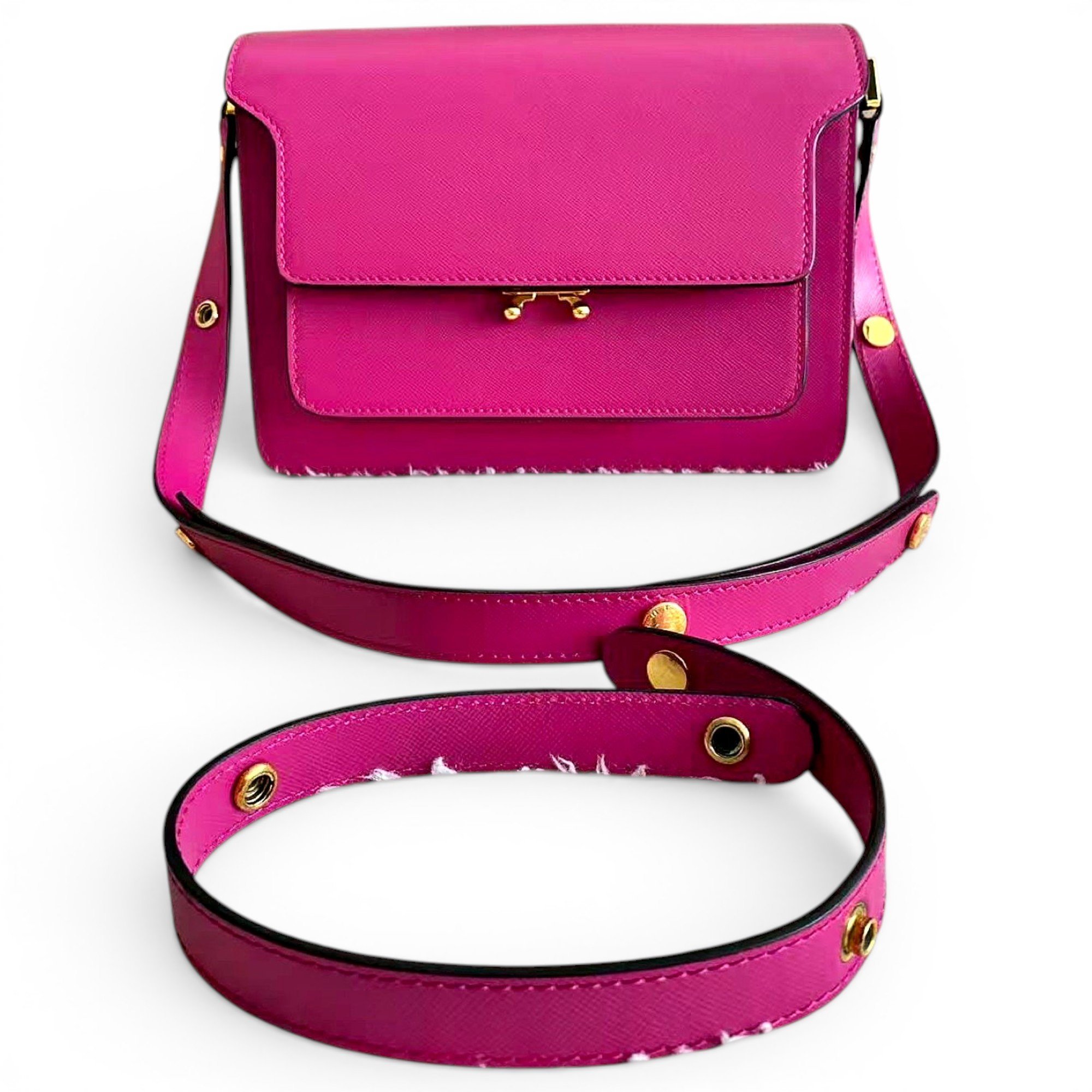 Trunk leather handbag