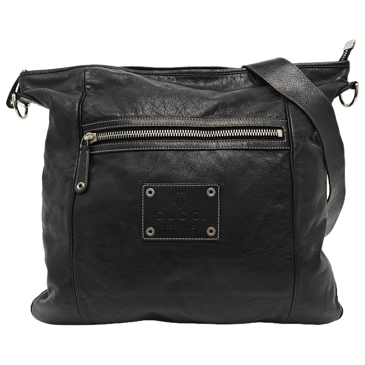 Leather tote