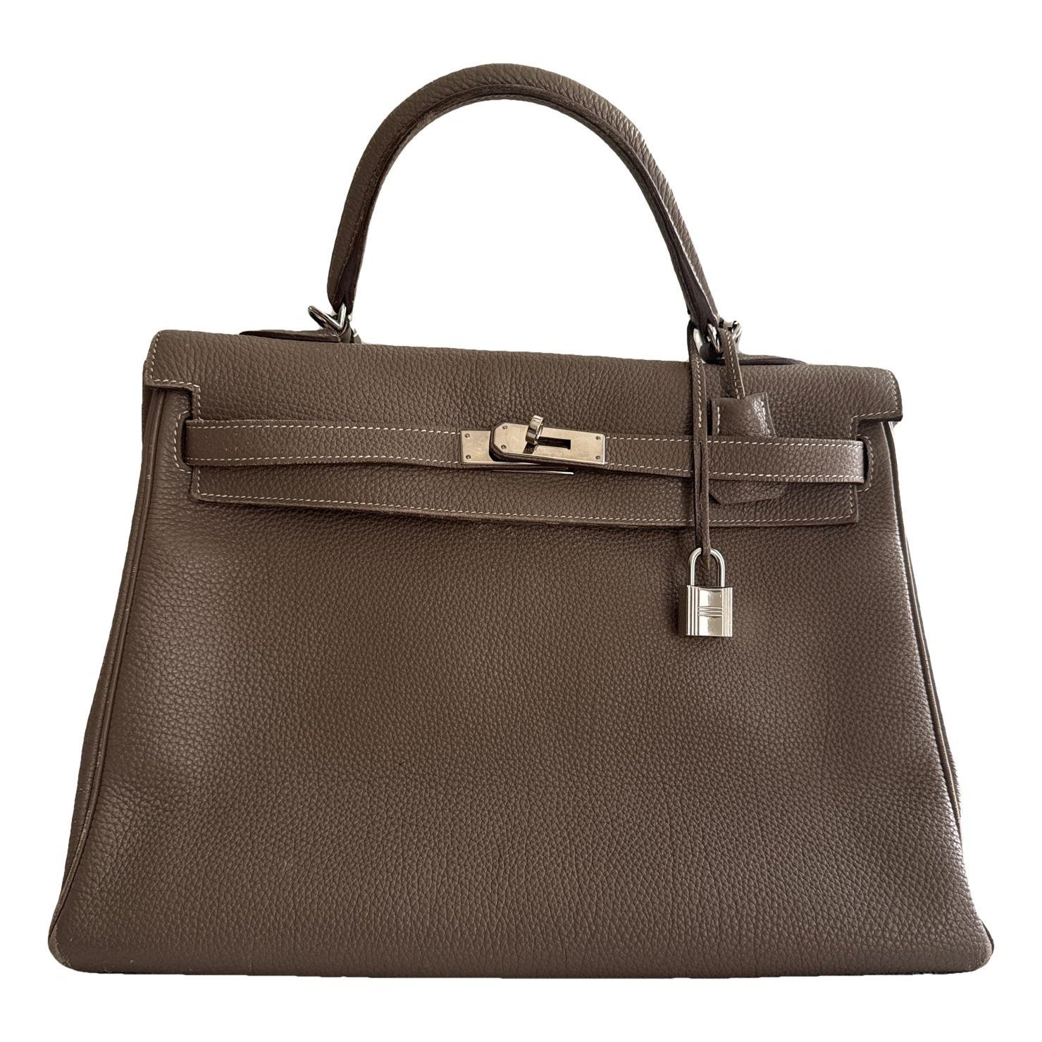 Kelly 35 leather handbag
