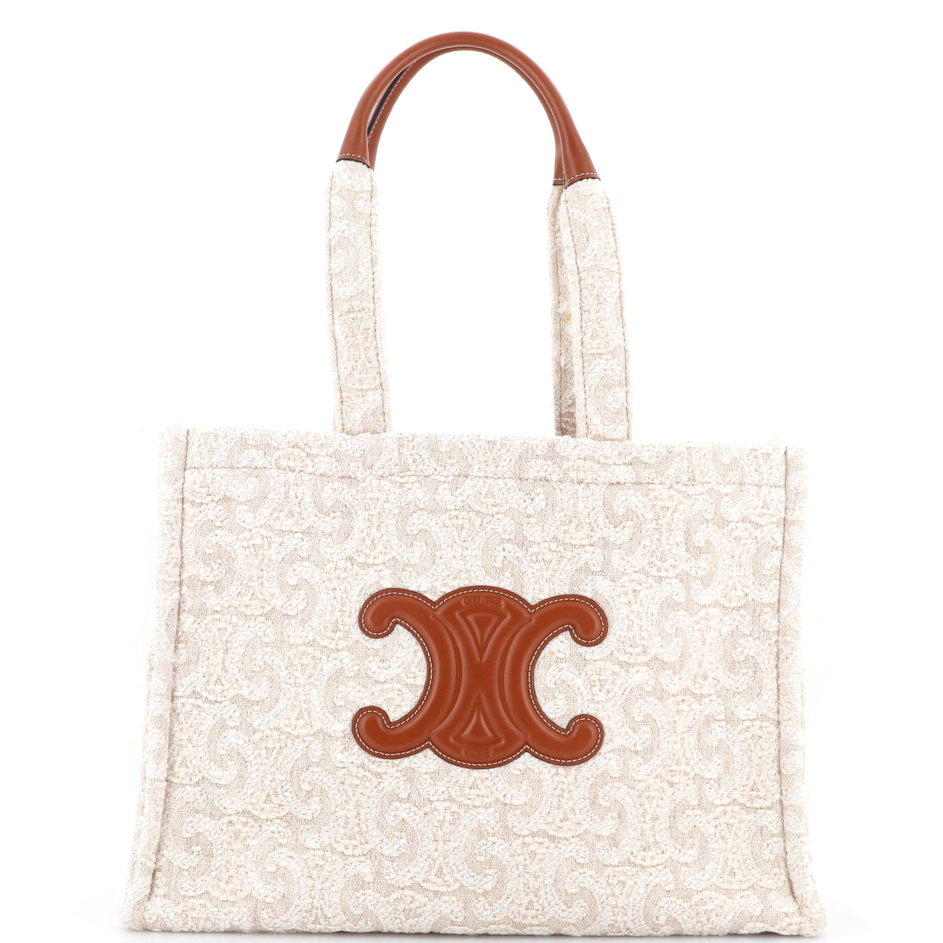 Cabas Thais Tote Triomphe Embroidered Wool Large