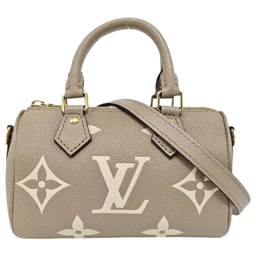 Nano Speedy / Mini HL leather handbag