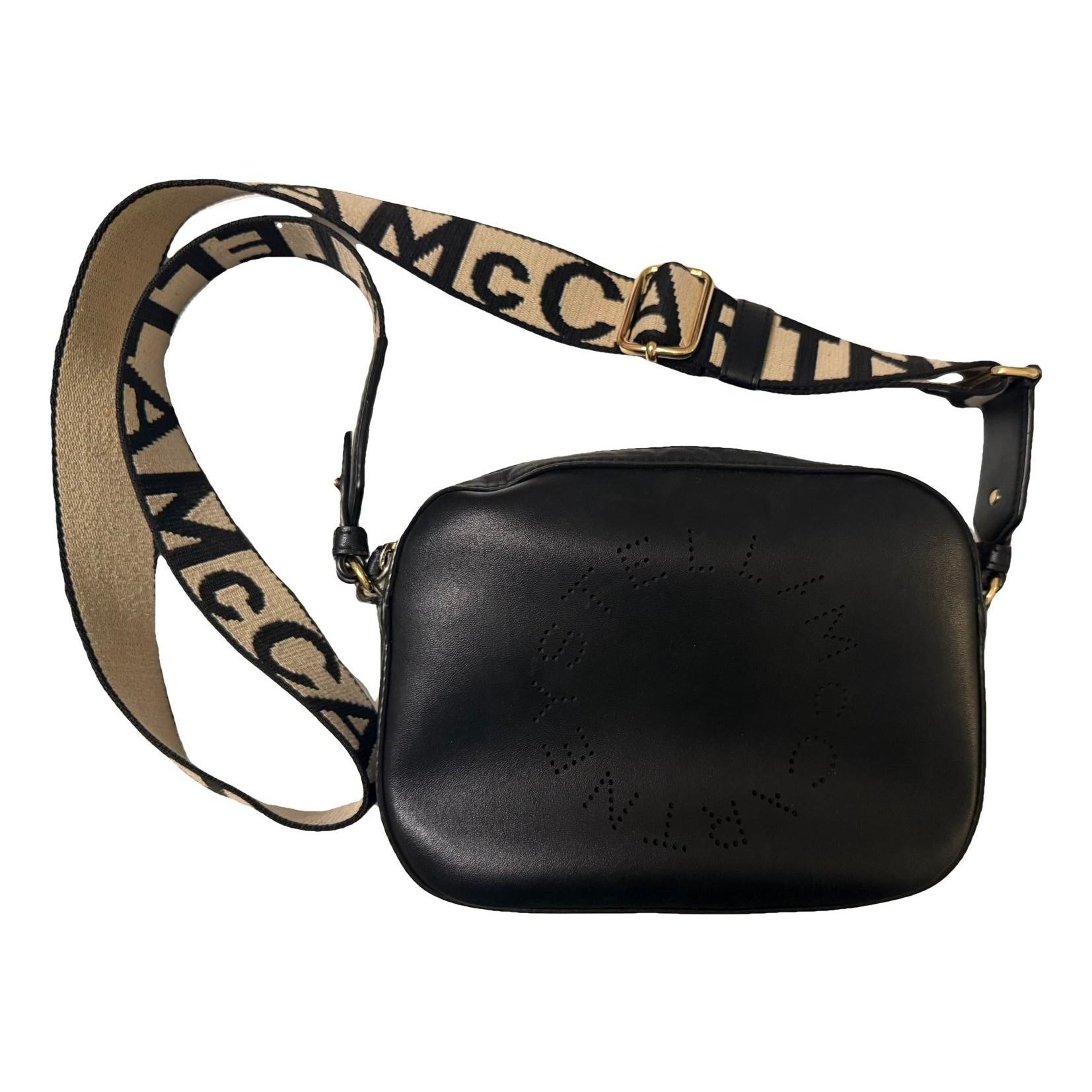 Logo vegan leather crossbody bag